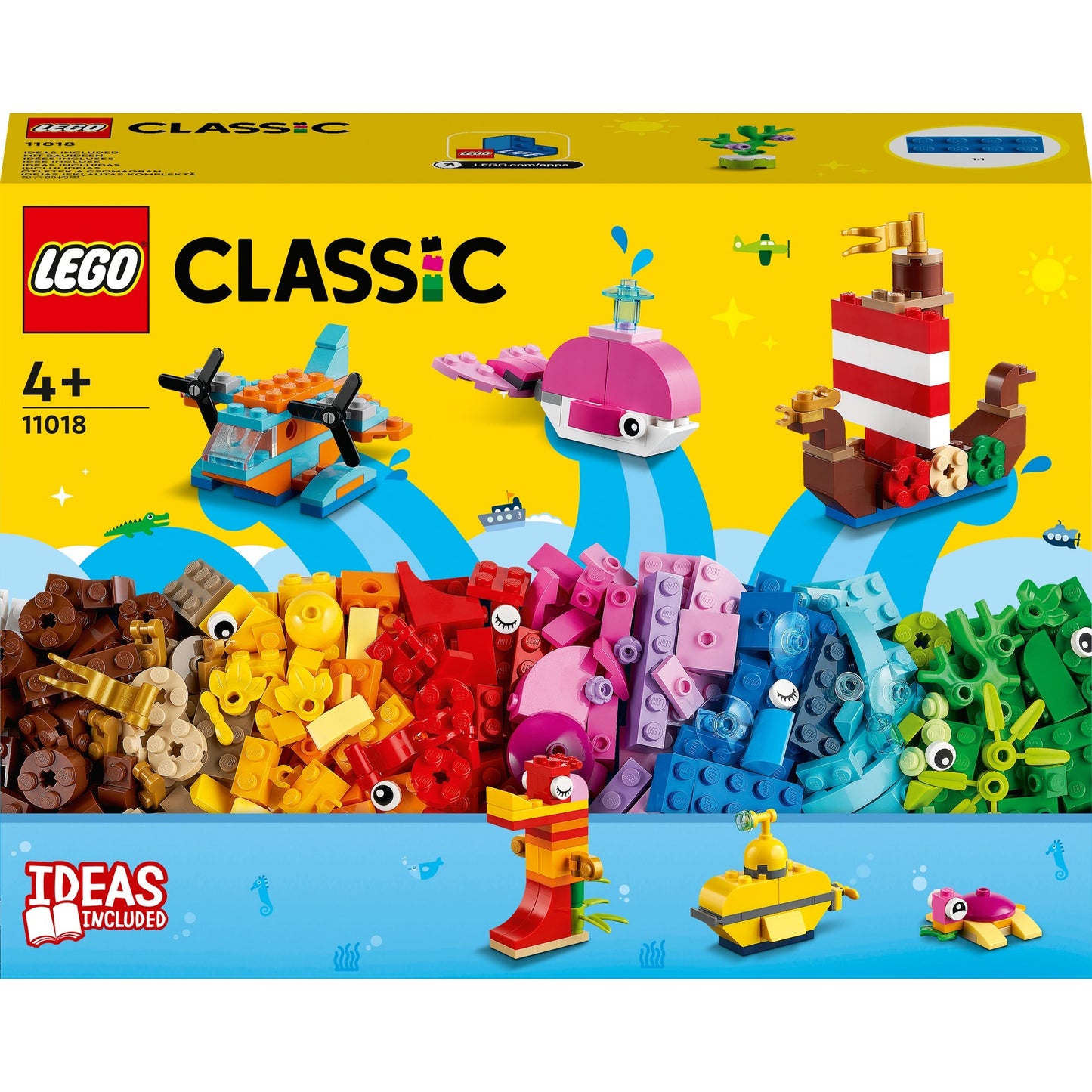 LEGO classic - creatief zeeplezier constructiespeelgoed (11018)