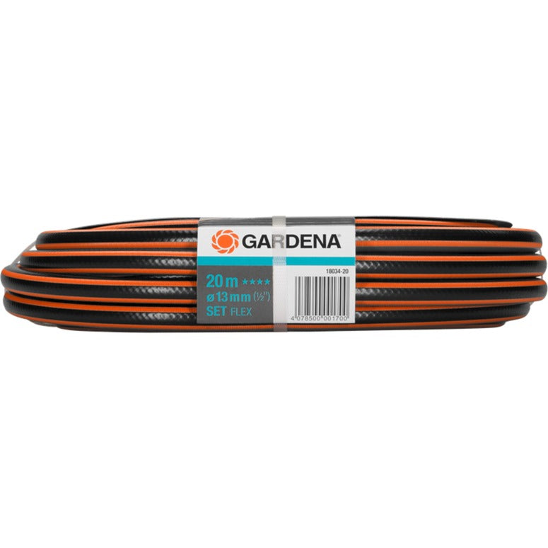 GARDENA comfort flex slang 13 mm (1 2 ) (zwart oranje, 18034-20, 20 m)