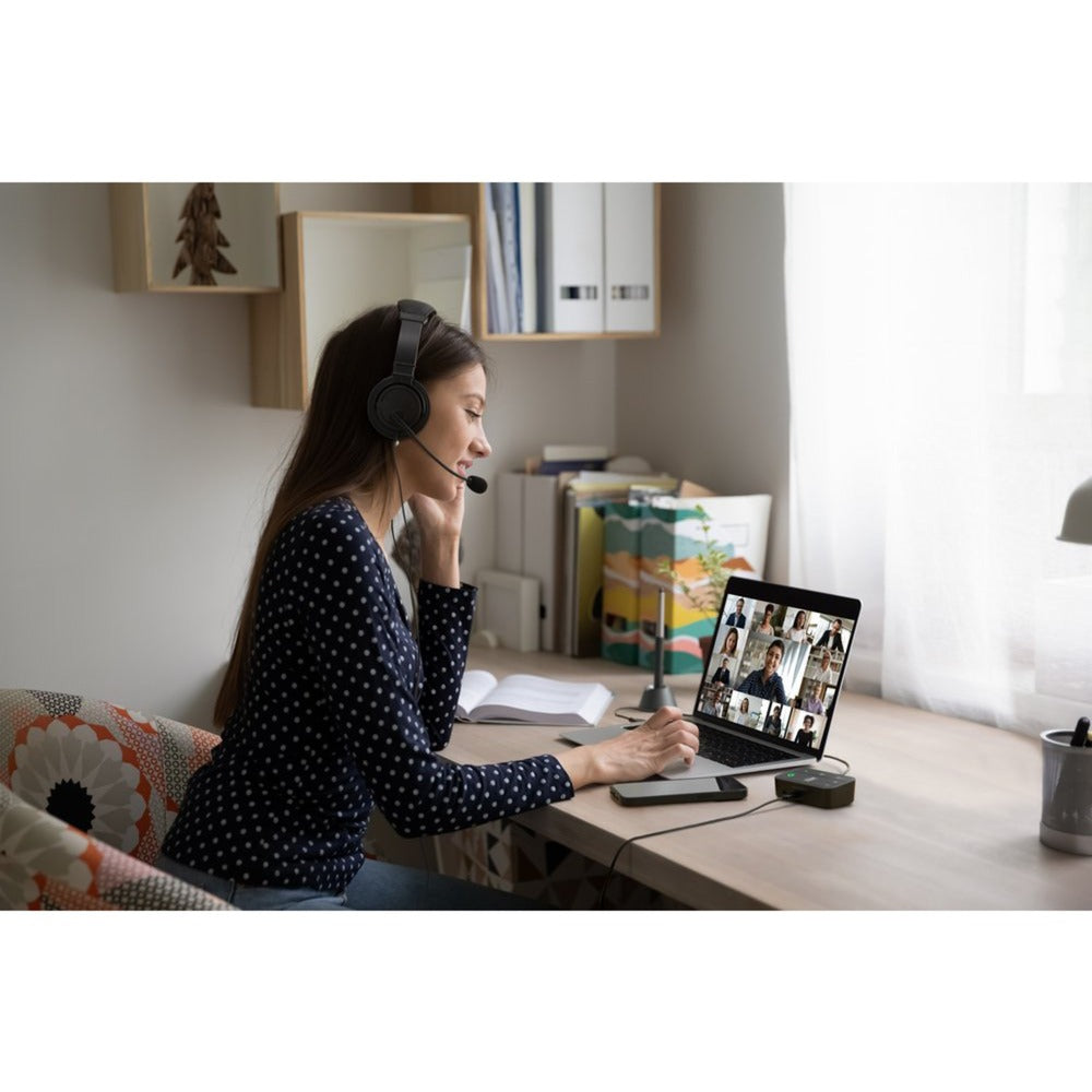 Kensington universal 3-in-1 pro audio headset switch (bluetooth, usb, 3,5mm audio)