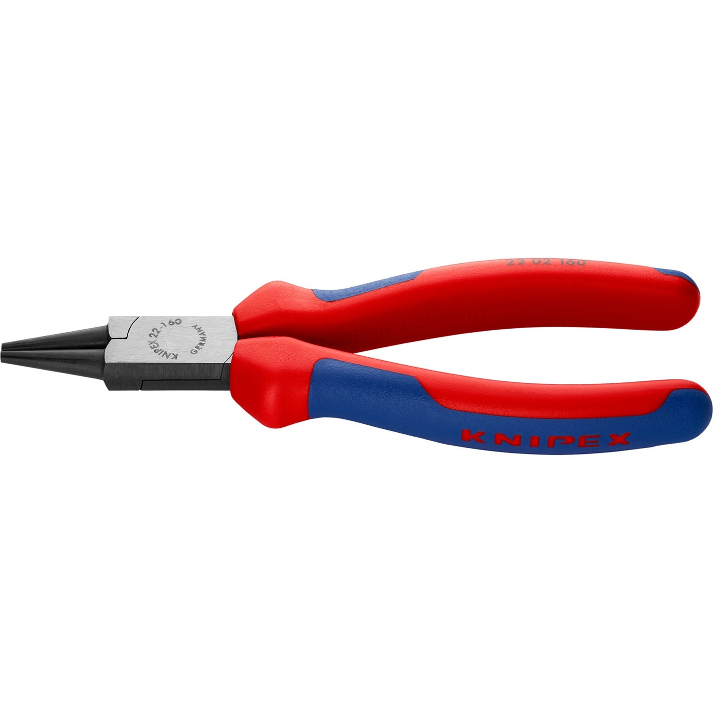 KNIPEX rondbuigtang 22 02 160 (rood blauw)