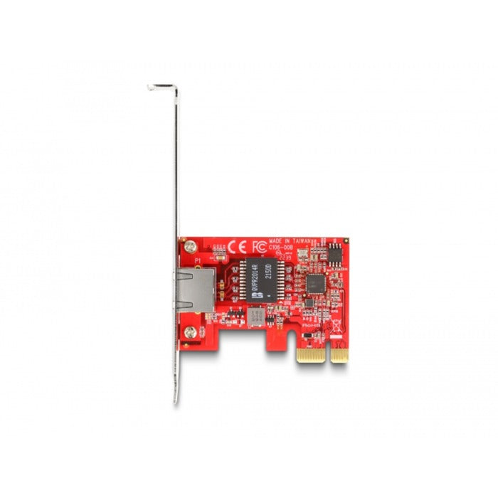 DeLOCK pci express x1 card naar 1 x rj45 2,5 gigabit lan i225 nbase-t - low profile netwerkadapter