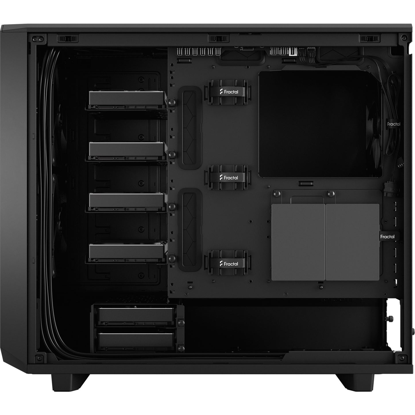 Fractal Design meshify 2 midi tower behuizing (zwart | 2x usb-a | 1x usb-c)