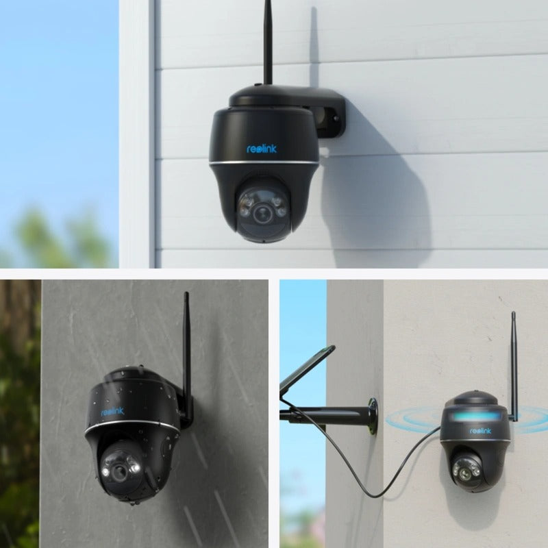 Reolink B430, 2K+ 5MP Dual-Band WiFi PT beveiligingscamera (Zwart, Kleuren nachtzicht)