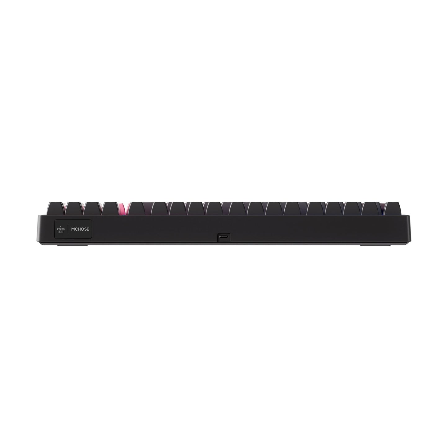 MCHOSE G98 Pro Black Pink Cabbage Tofu V2 Wireless Tri-Mode Custom Mechanical RGB gaming toetsenbord (Zwart, US lay-out (QWERTY), KTT Cabbage Tofu V2, RGB, Hot swap, Side engraved PBT, draadloos | Bluetooth | USB-C)