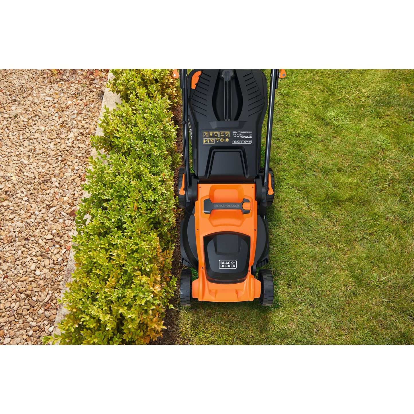 BLACK+DECKER bemwp400 grasmaaier (oranje zwart, 40cm, 1800w)