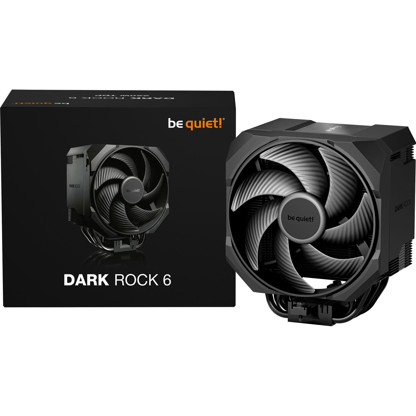 Be Quiet! dark rock 6 cpu-koeler (zwart, 4-pins pwm fan-connector)