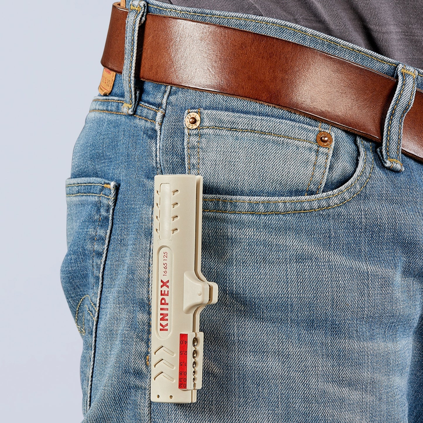 KNIPEX kabelstripper 1665125sb kabelstrip- ontmantelingsgereedschap