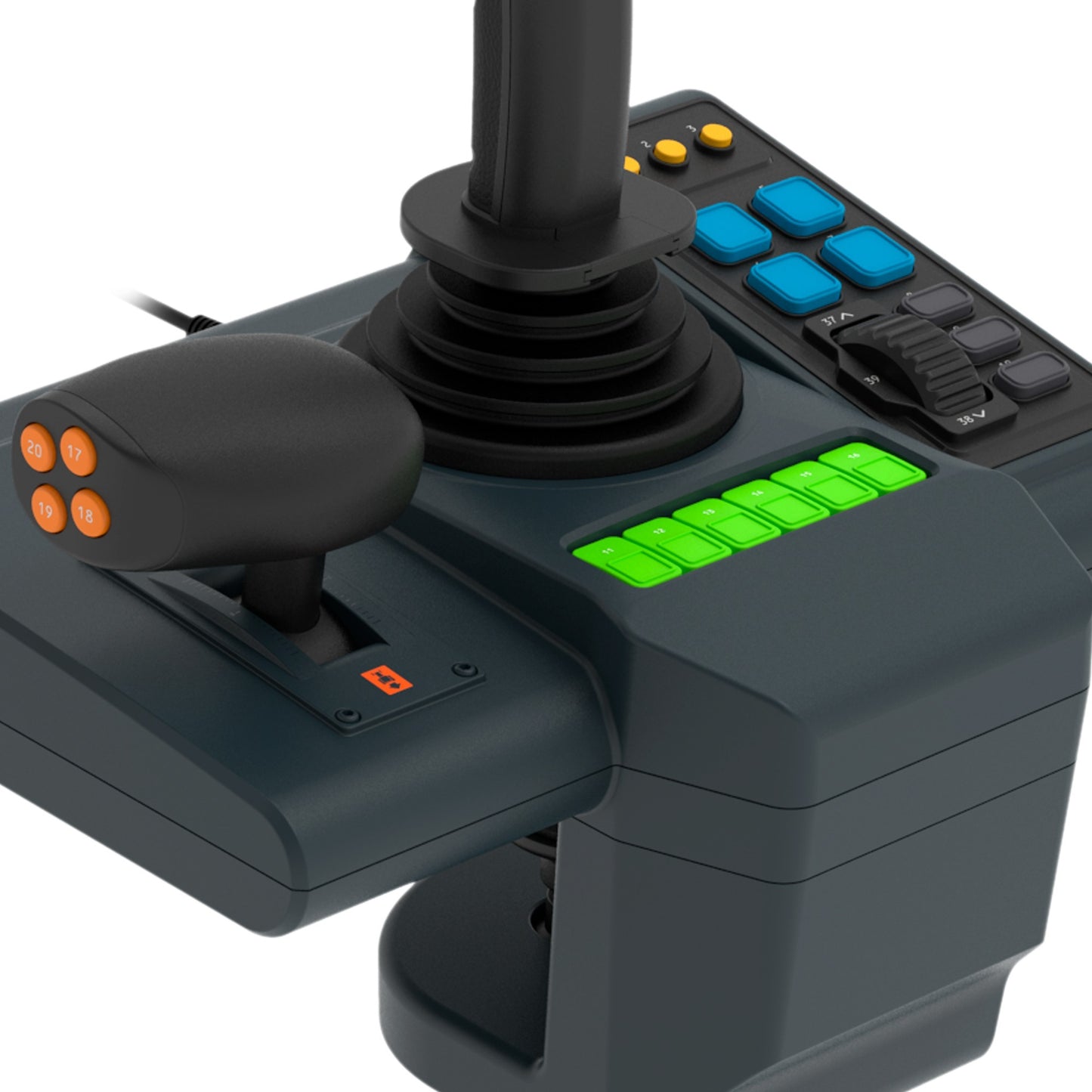 HORI farming vehicle control system simulatorset (zwart)