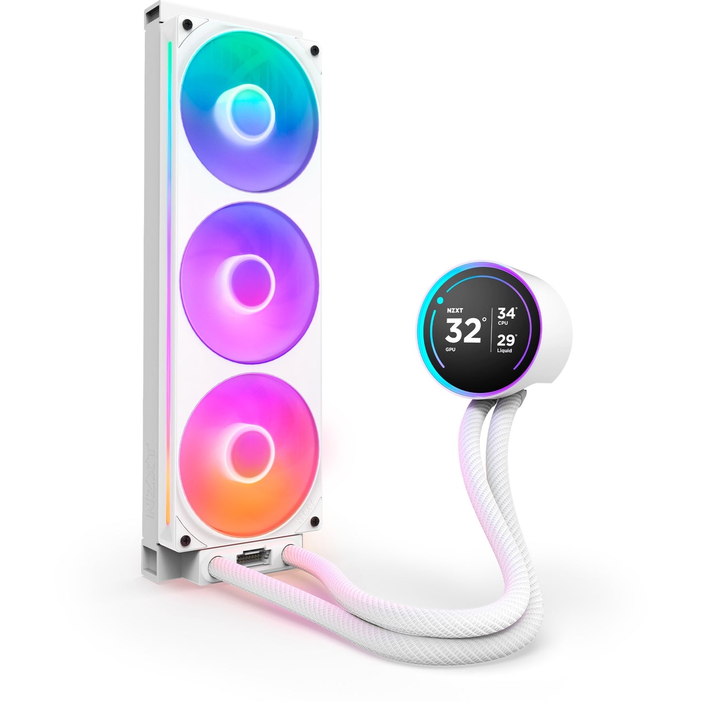 NZXT kraken elite 360 rgb waterkoeling (wit)