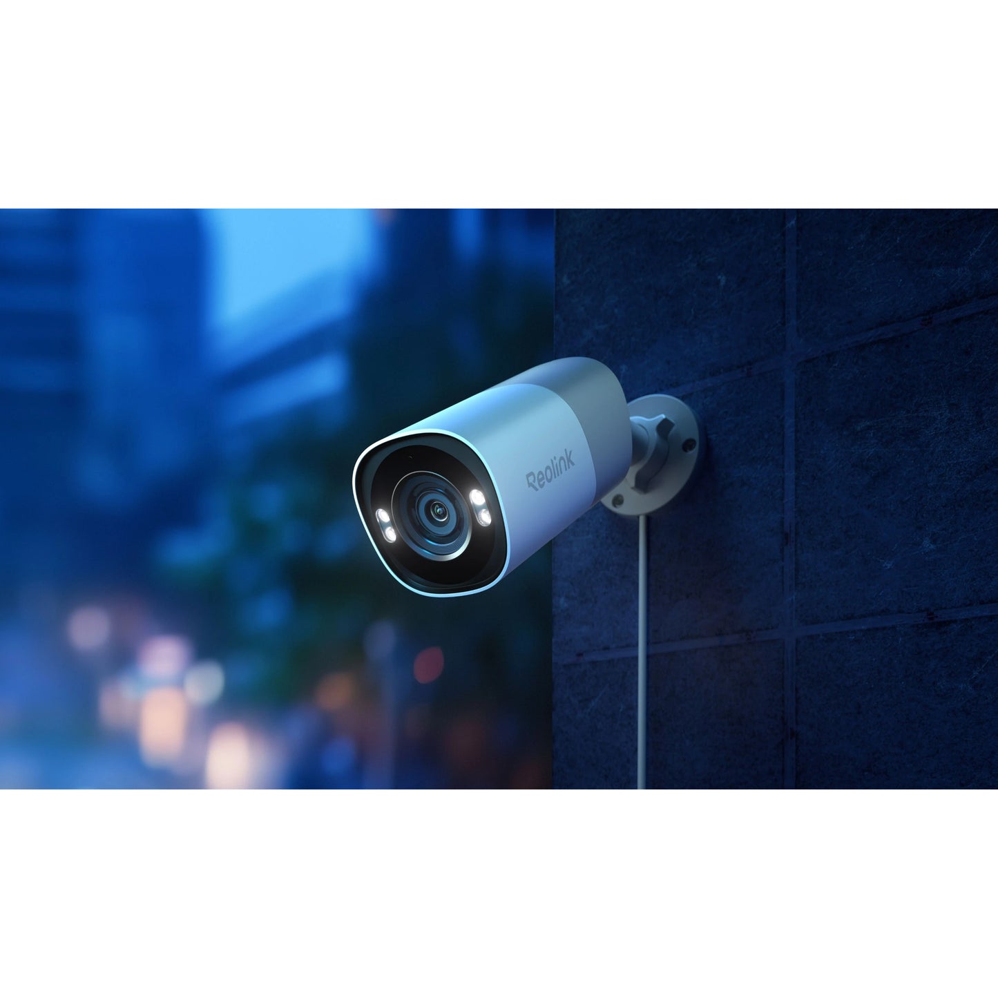 Reolink RP-PCB8MZ, slimme 4K PoE-beveiligingscamera met 5x optische zoom (Wit)