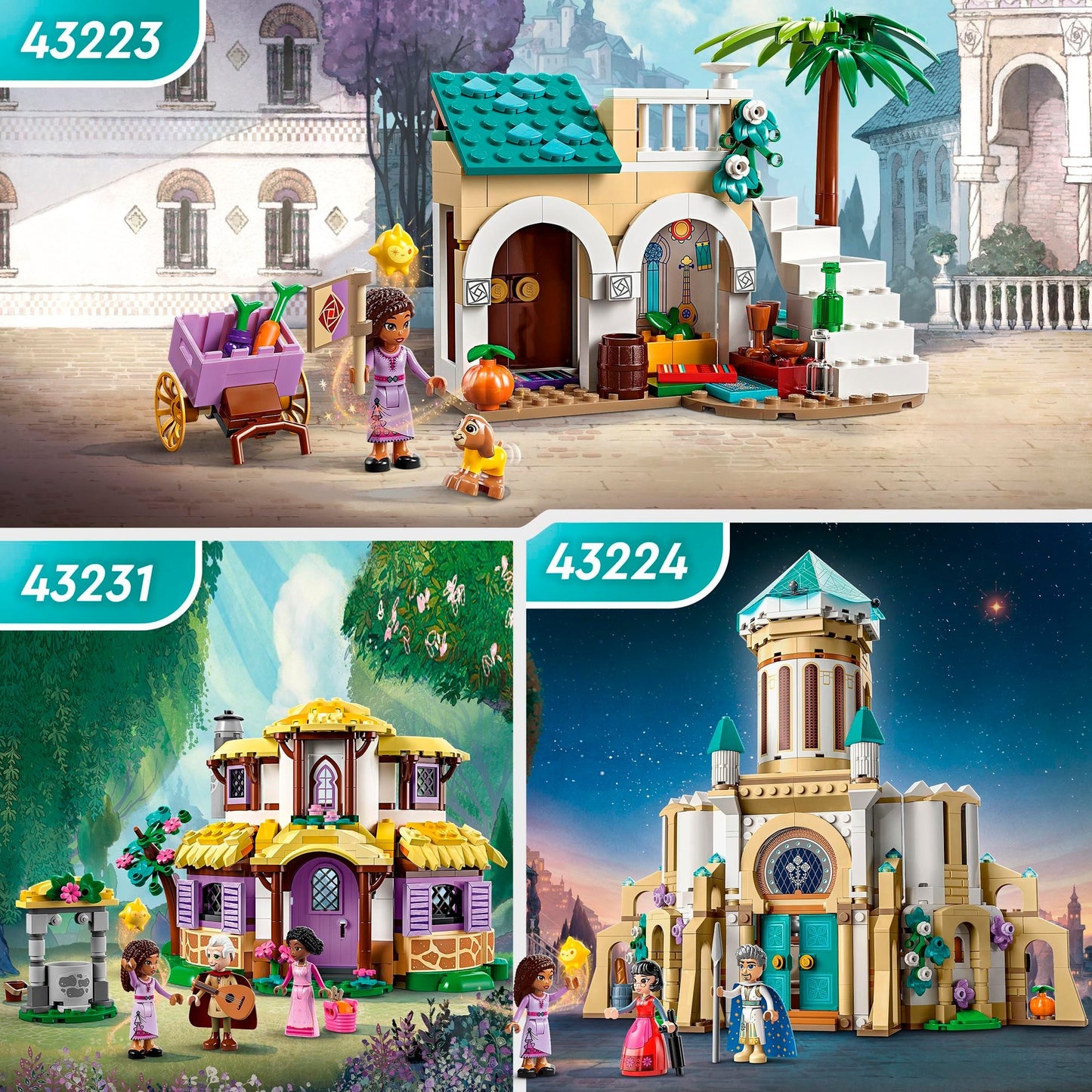 LEGO disney - asha in de stad rosas constructiespeelgoed (43223)