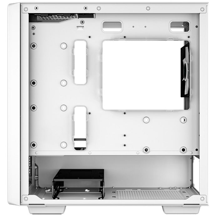 DeepCool cc360 argb midi tower behuizing (wit | 2x usb-a | rgb | tempered glass)