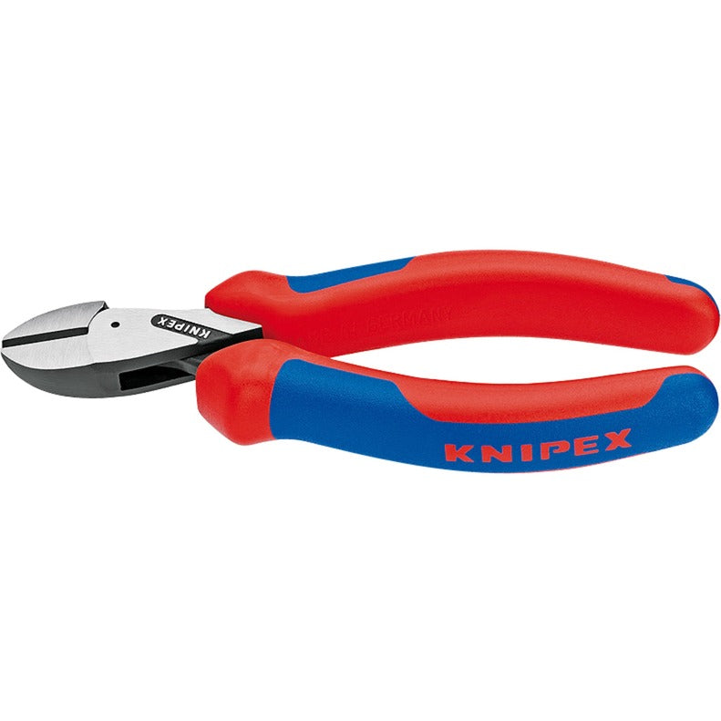 KNIPEX x-cut compacte zijsnijtang 73 02 160 kniptang (snijkant met facet, doorstoken scharnier)