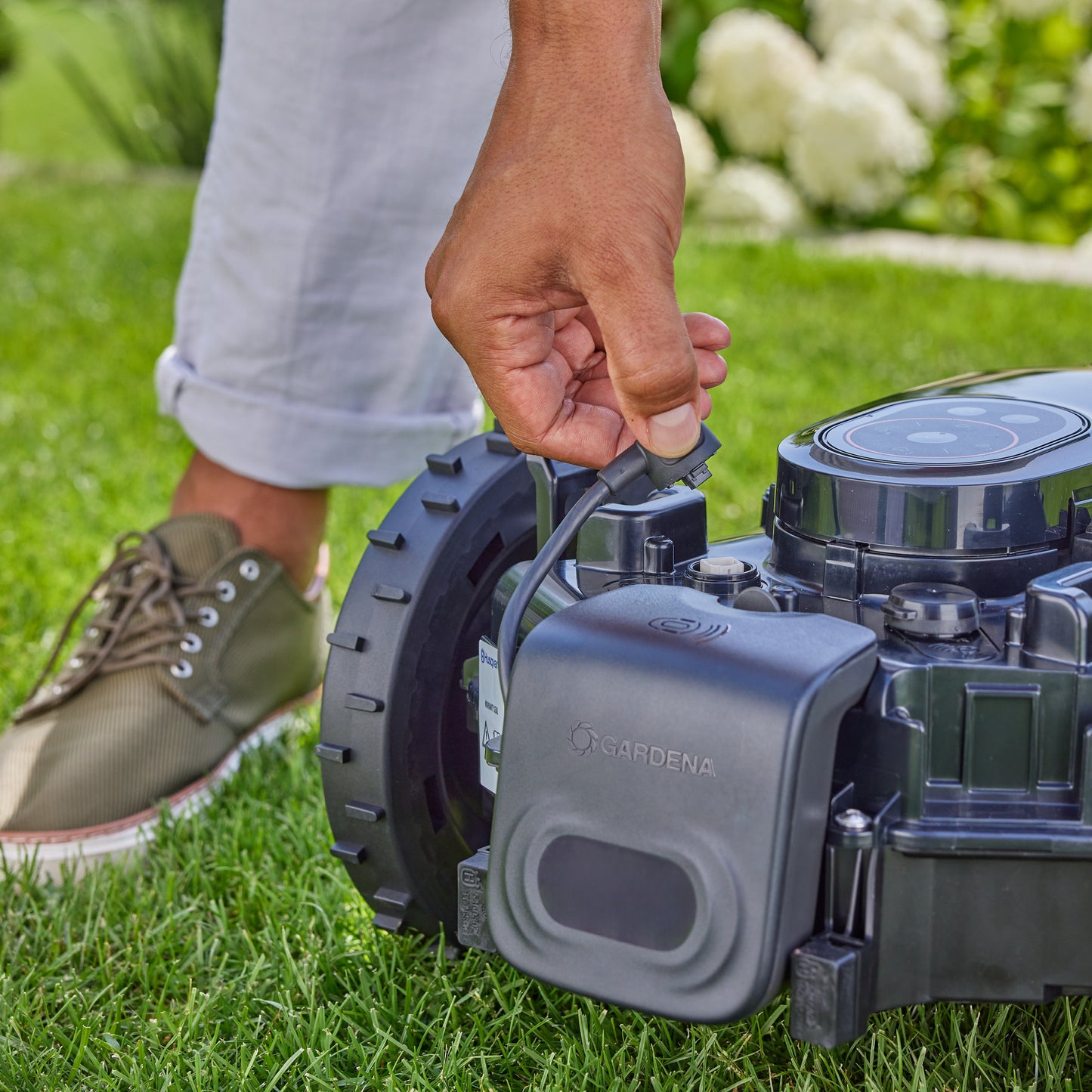 GARDENA antibotsingsradar voor (smart) sileno-robotmaaiers sensor (voor slimme robotmaaiers sileno pro, max, free)