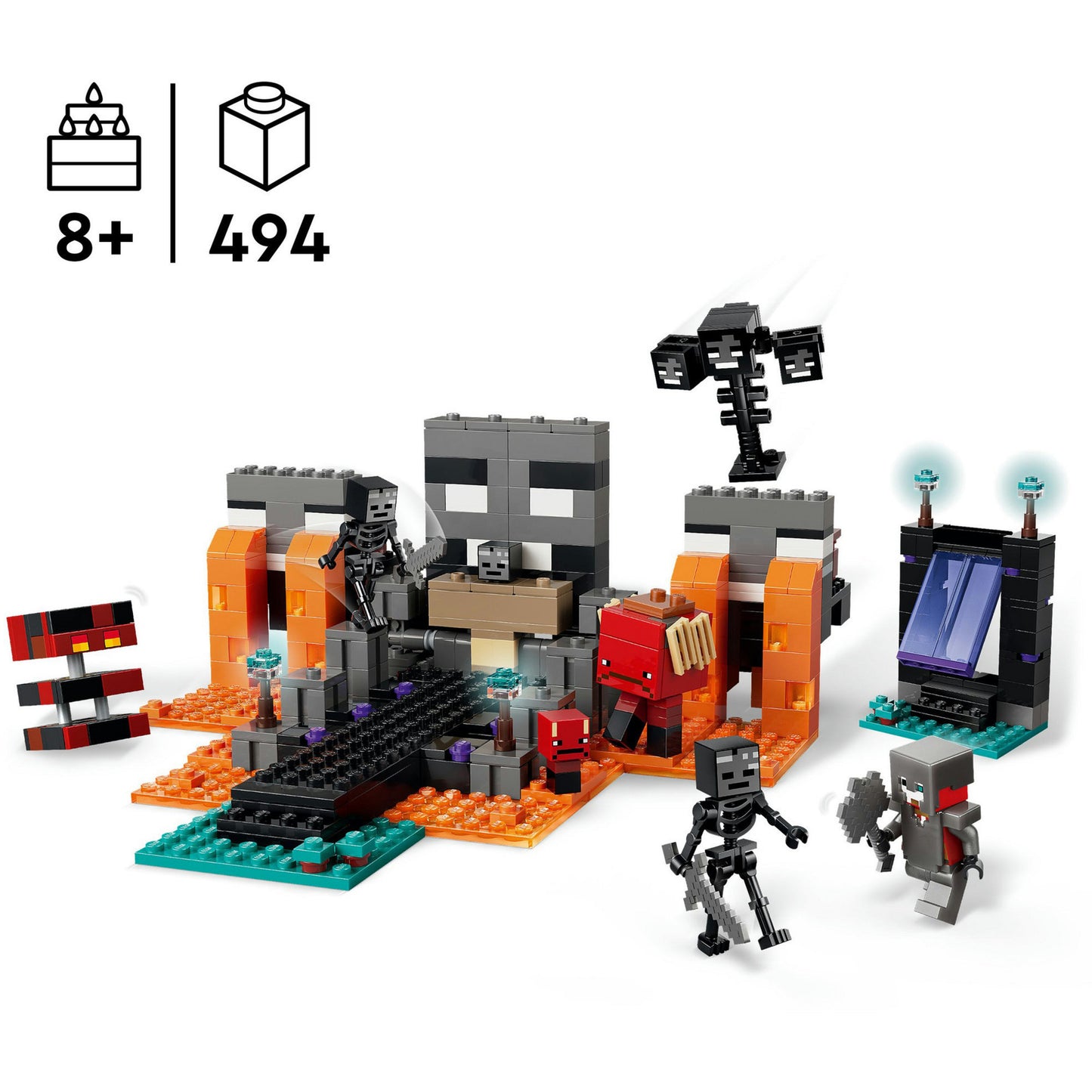 LEGO minecraft 21590 de wither-strijd
