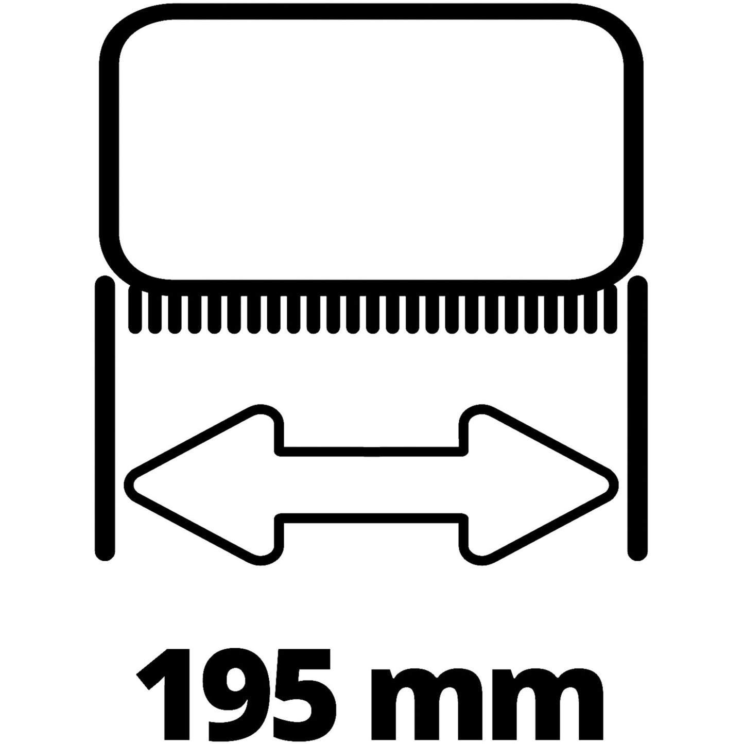 EINHELL soft borstelset borstel (hout, kunstgras)