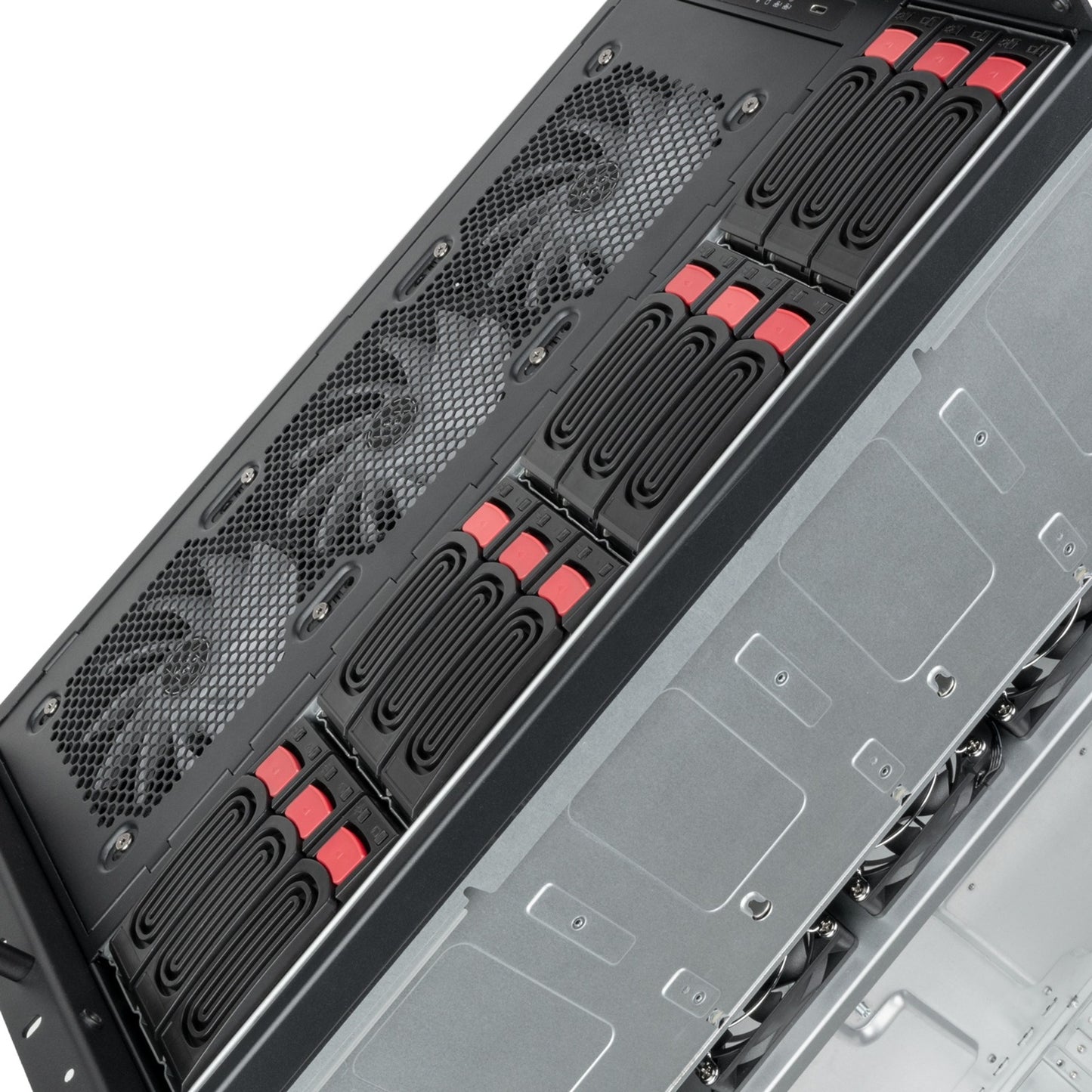 SilverStone rm61-312, rack, serverbehuizing (zwart | 6u)