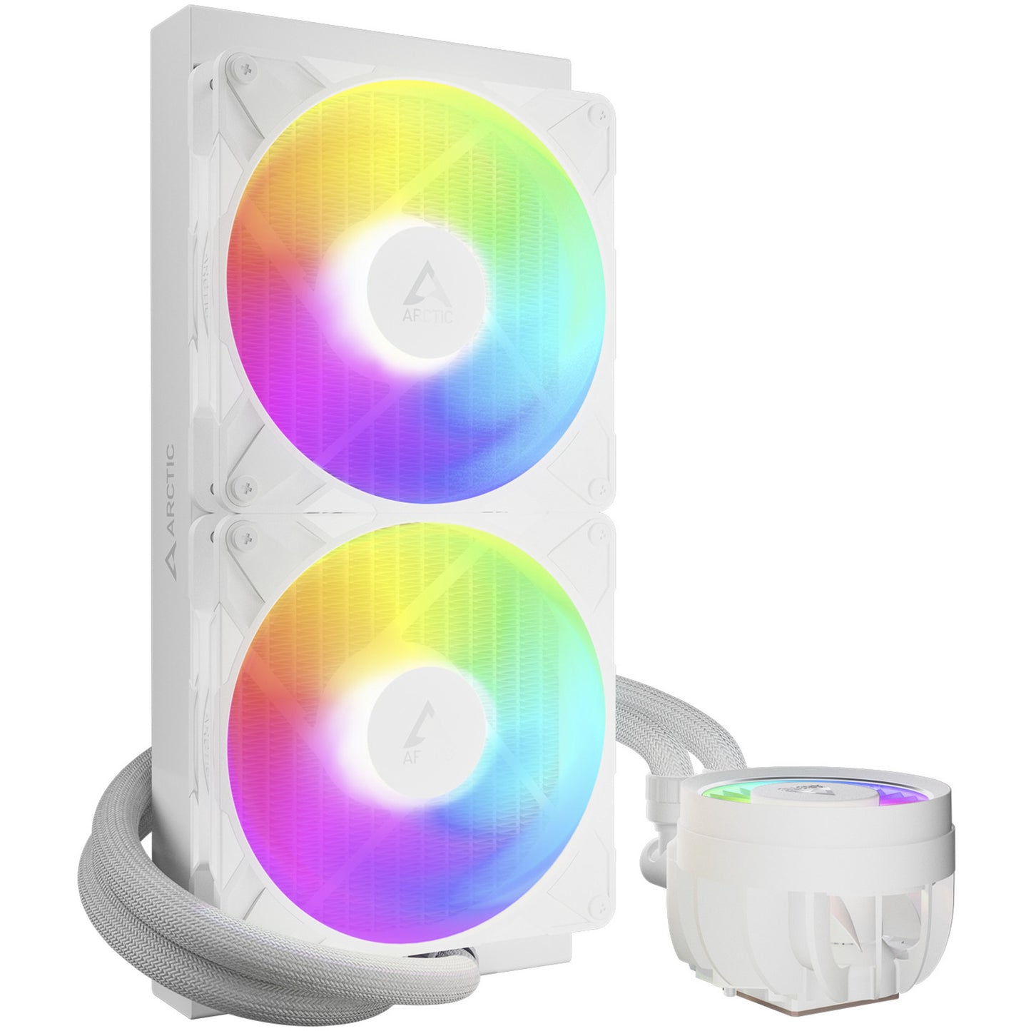 ARCTIC liquid freezer iii pro 280 a-rgb waterkoeling (wit, 4-pins pwm fan-connector)