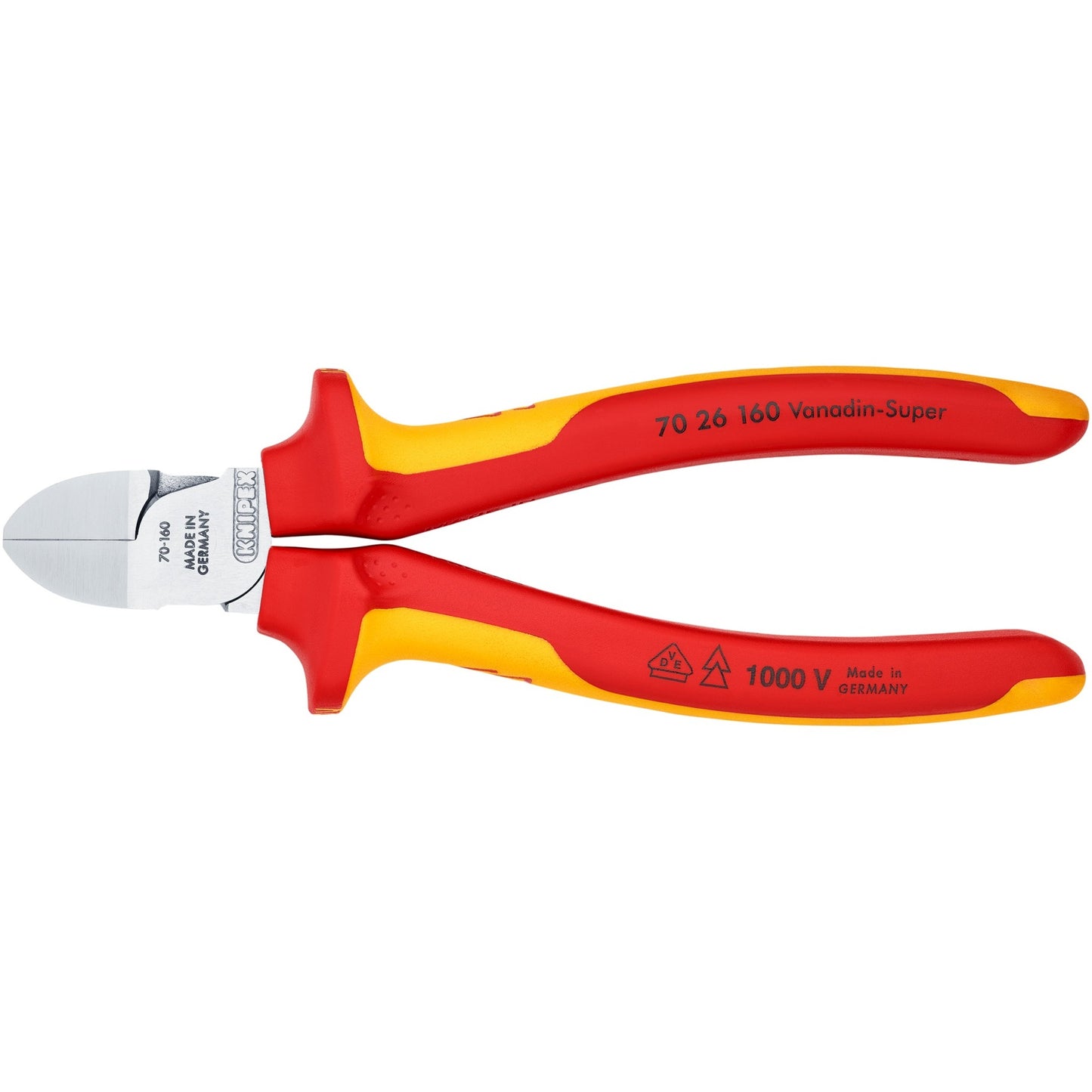 KNIPEX zijsnijtang 70 26 160 kniptang (vde-getest)