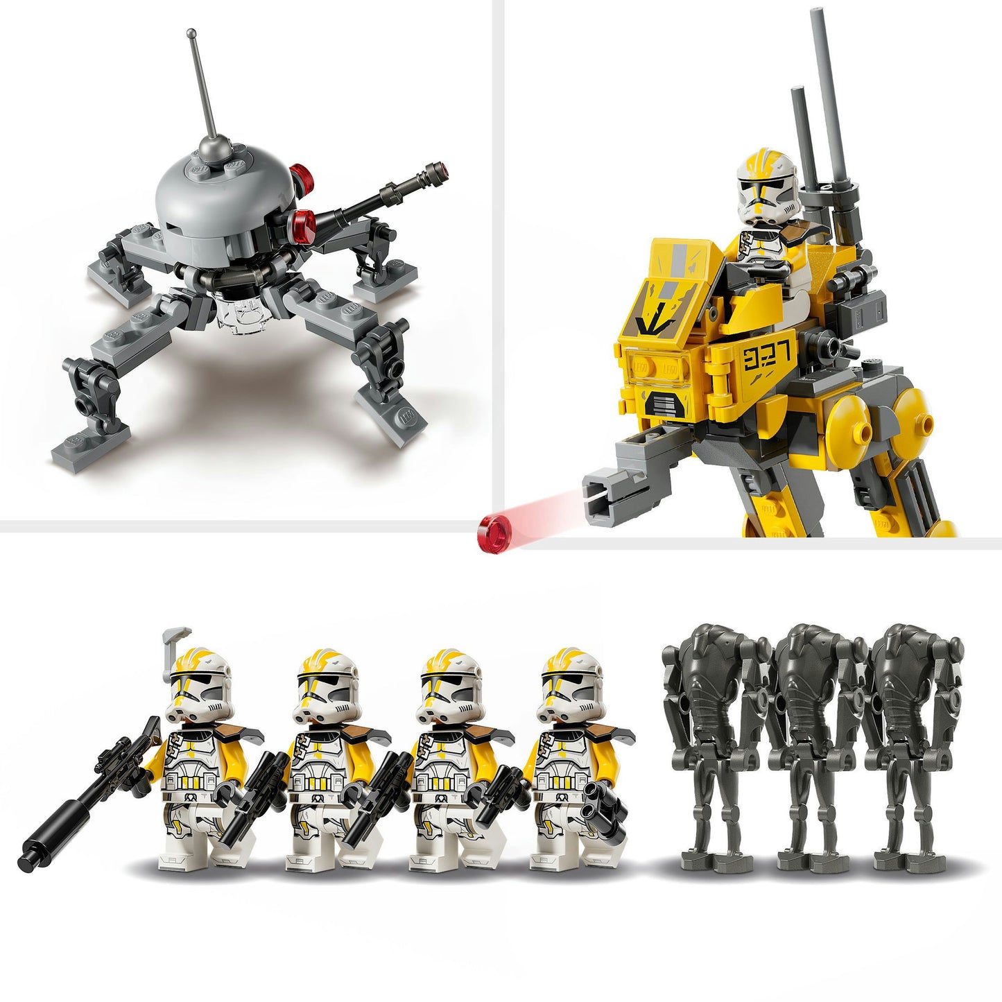 LEGO star wars 75431 327th star corps clone troopers battle pack