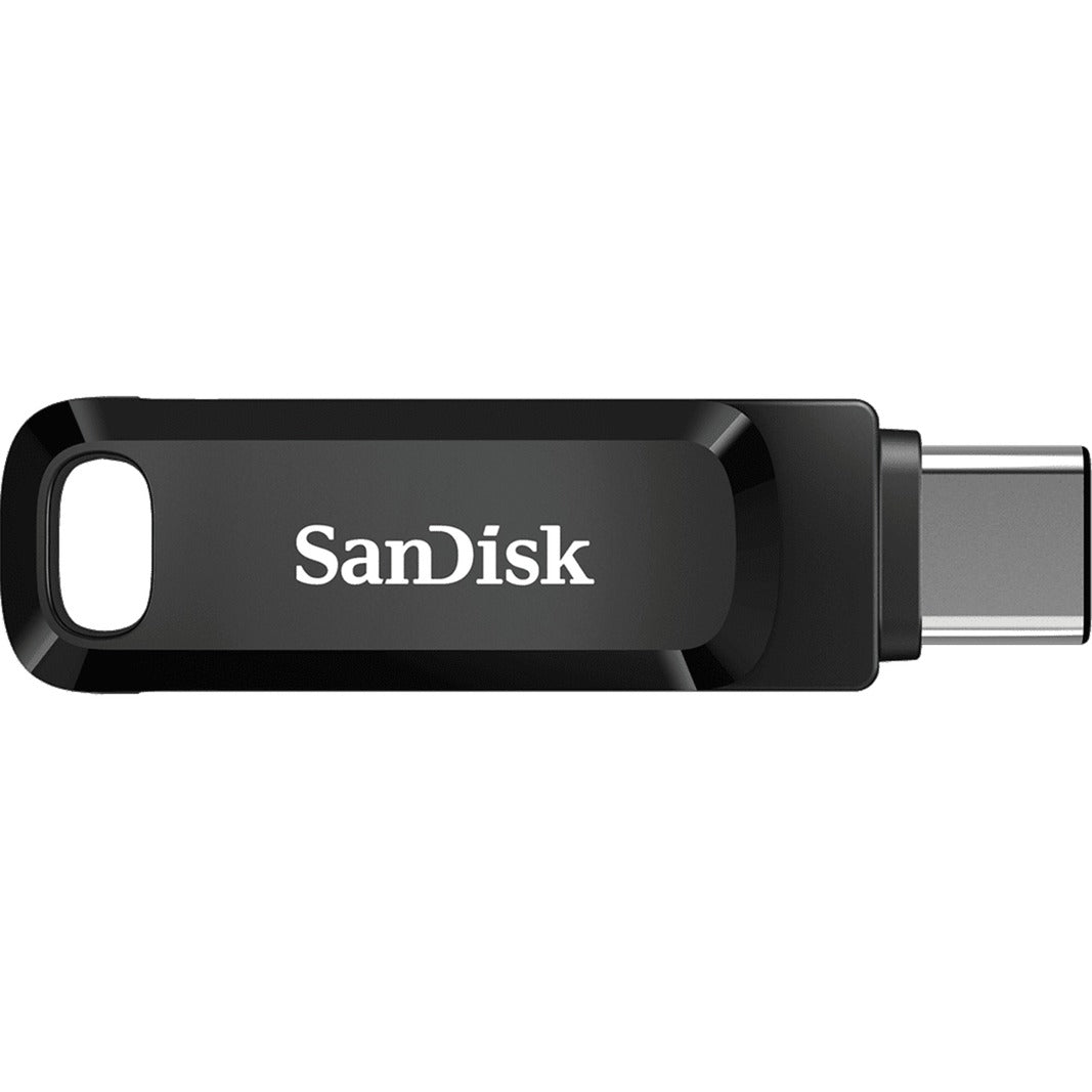 SanDisk ultra dual drive go 256 gb usb-stick (zwart, usb-a 3.2 (5 gbit s), usb-c 3.2 (5 gbit s))