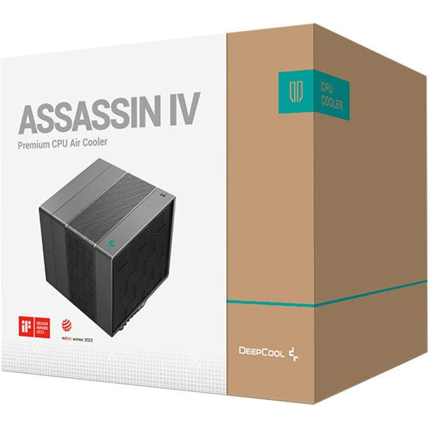 DeepCool assassin iv cpu-koeler (zwart, 4-pins pwm fan-connector)