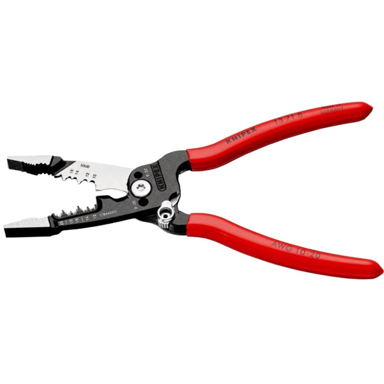 KNIPEX wirestripper 13 71 8 striptang (rood, amerikaans model)