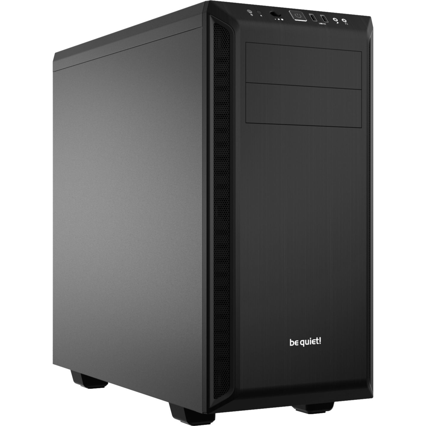 Be Quiet! pure base 600 midi tower behuizing (zwart | 2x usb-a)