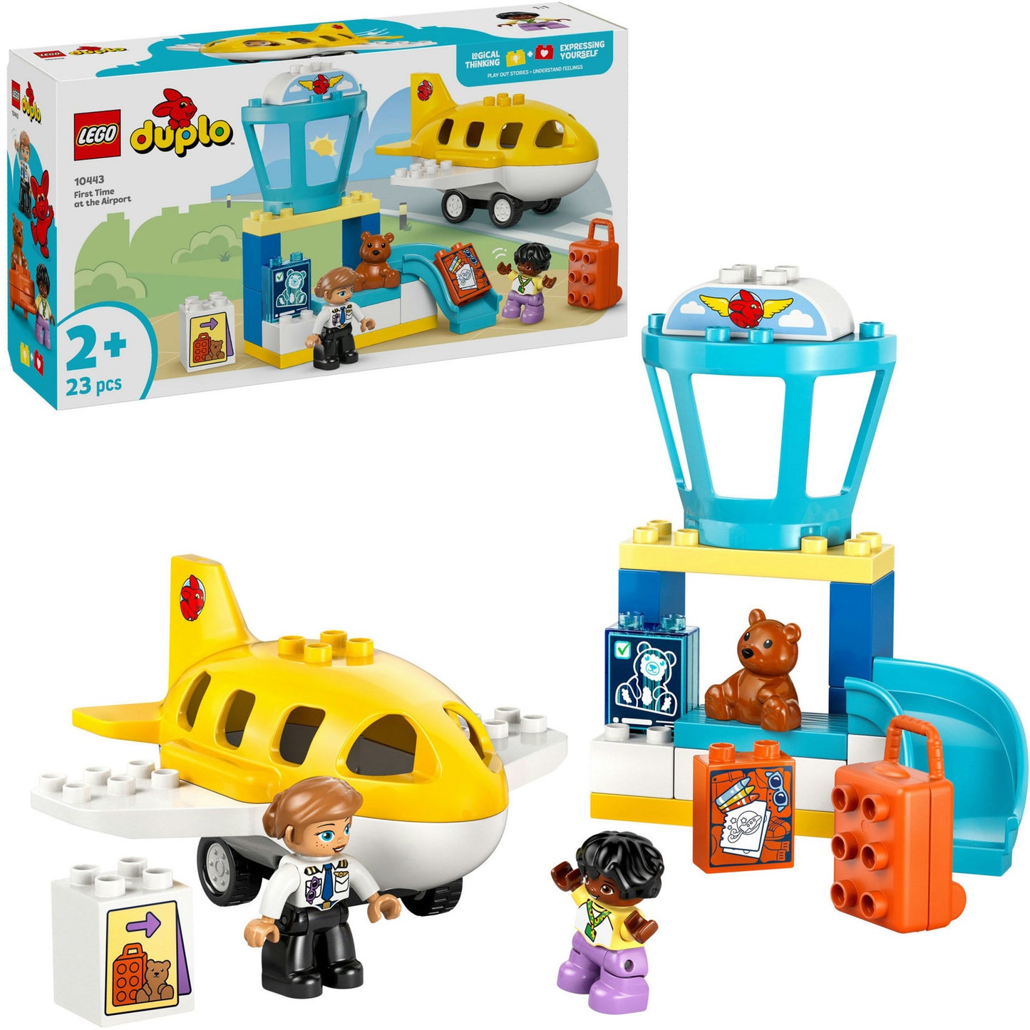 LEGO duplo - eerste bezoek aan de luchthaven constructiespeelgoed (10443)