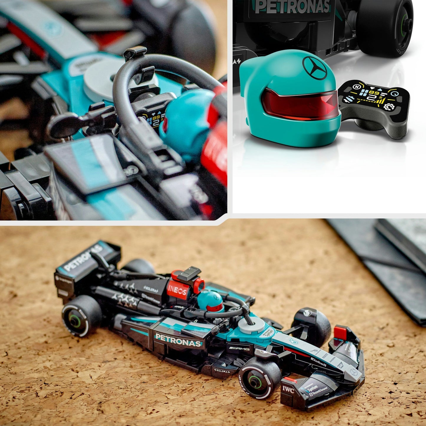 LEGO speed champions 77244 mercedes-amg f1 w15 racewagen