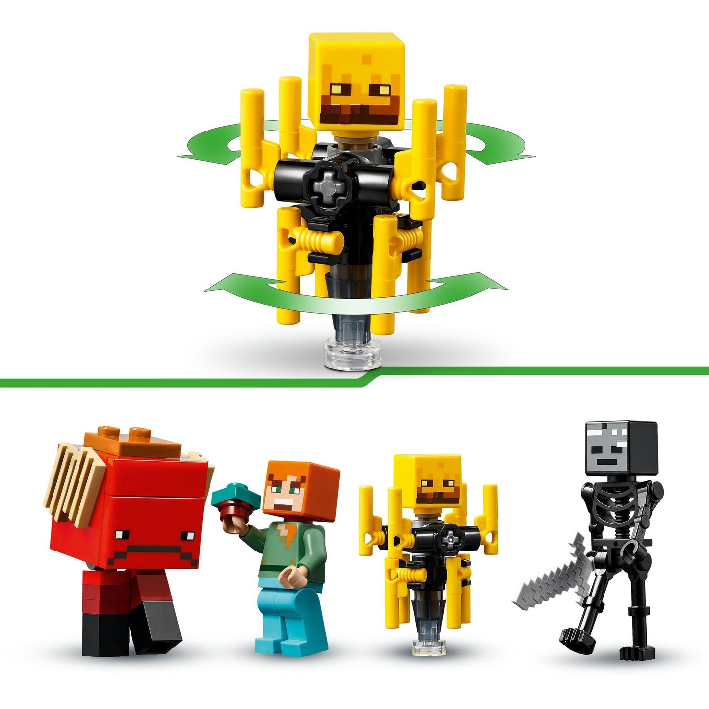 LEGO minecraft 21266 de lavastrijd in de nether