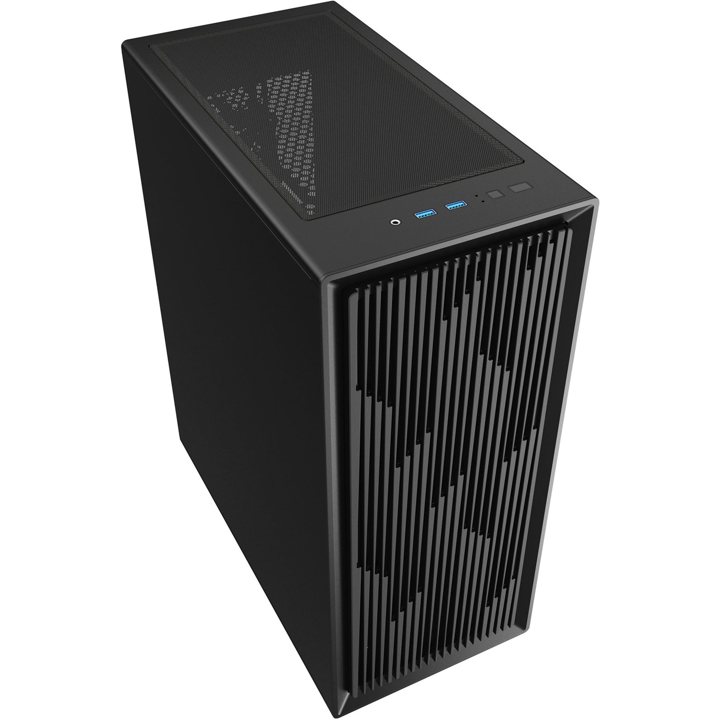 Sharkoon vk2 midi tower behuizing (zwart | 2x usb-a)