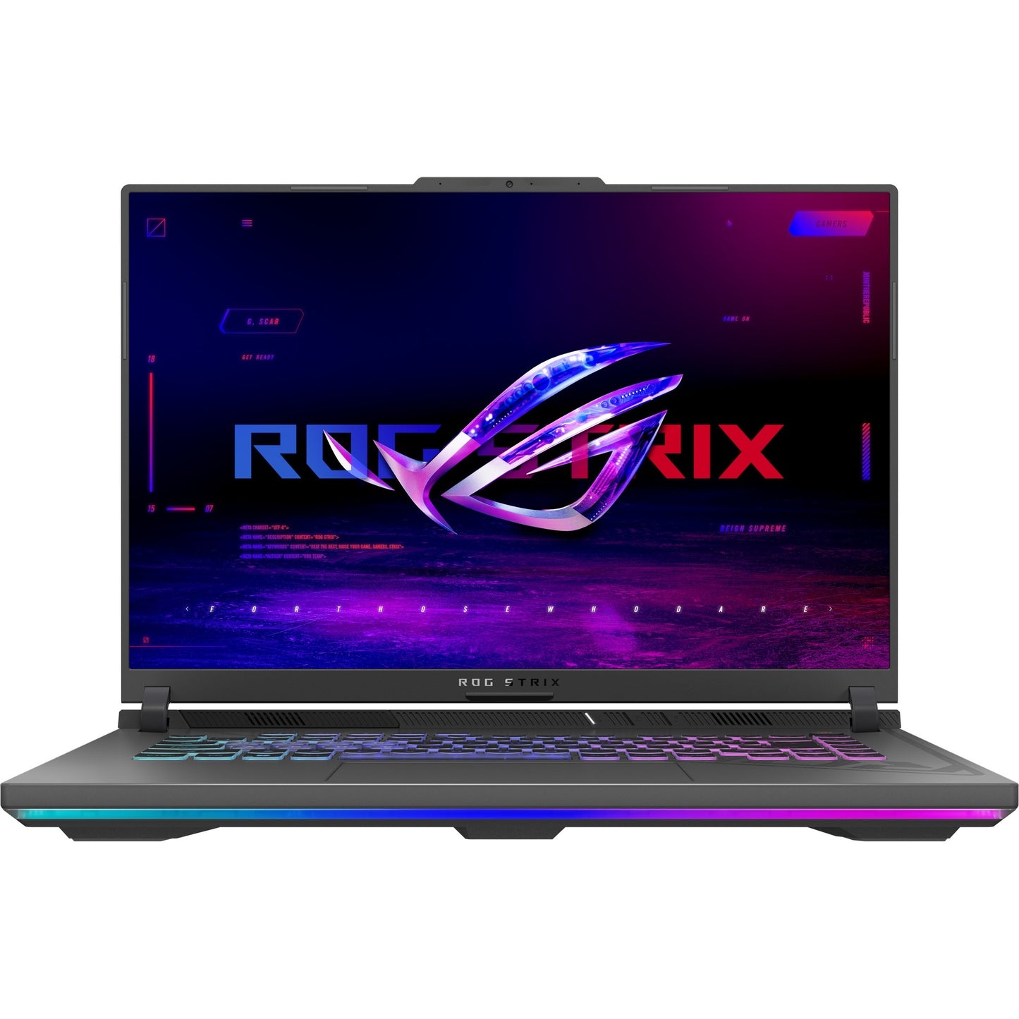 ASUS rog strix g16 g614fr-rv014w 16 copilot+ gaming laptop (zwart grijs | r9 9955hx | rtx 5070 ti | 32 gb | 2 tb ssd)