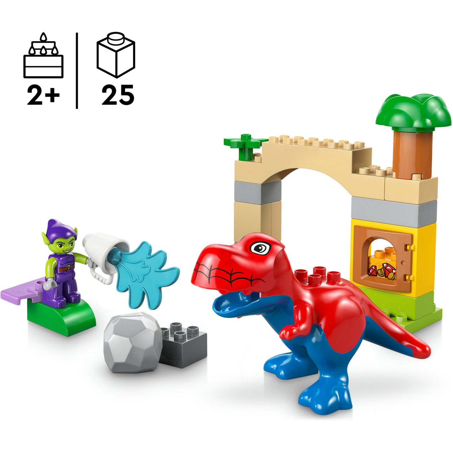 LEGO duplo 10463 dinosaurus spidey-rex vs. green goblin