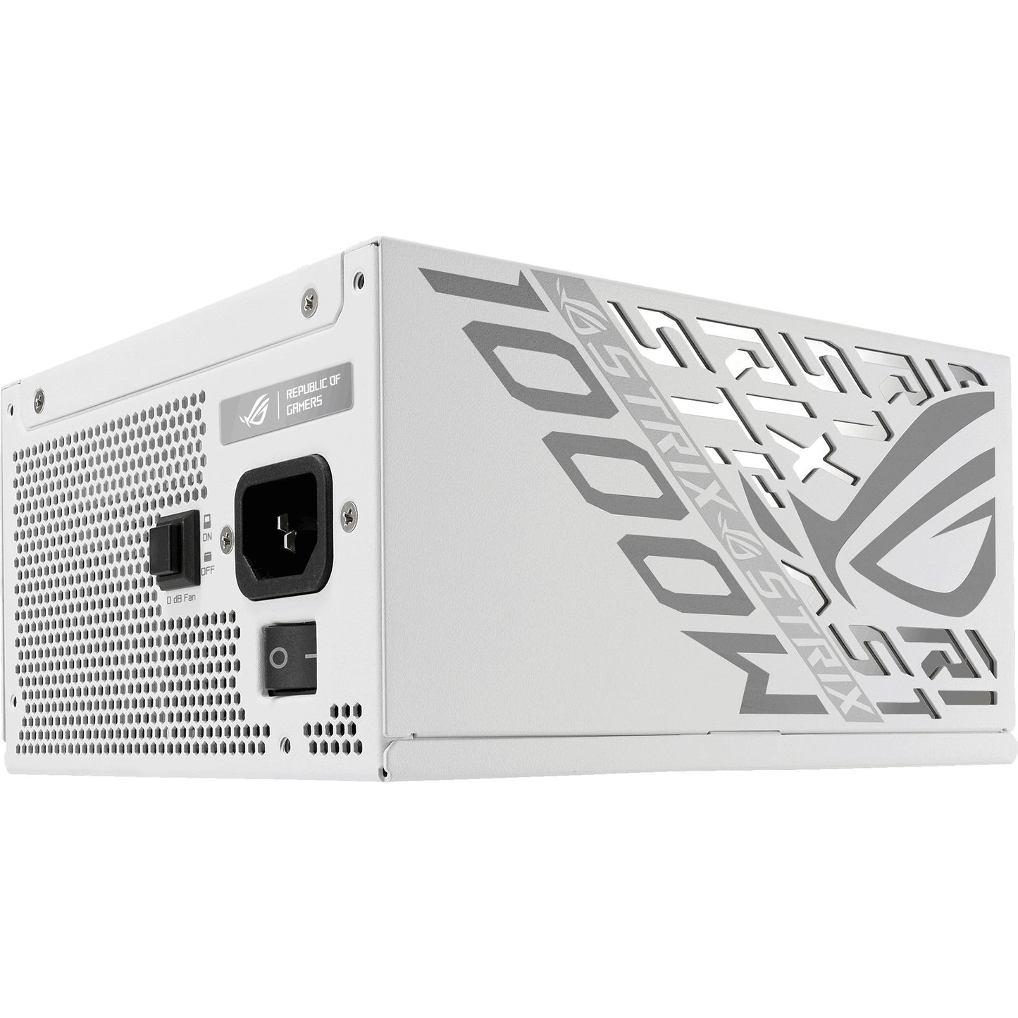 ASUS rog strix platinum white edition modulaire 1000 watt voeding (wit, 1x 12v-2x6, 4x pcie)
