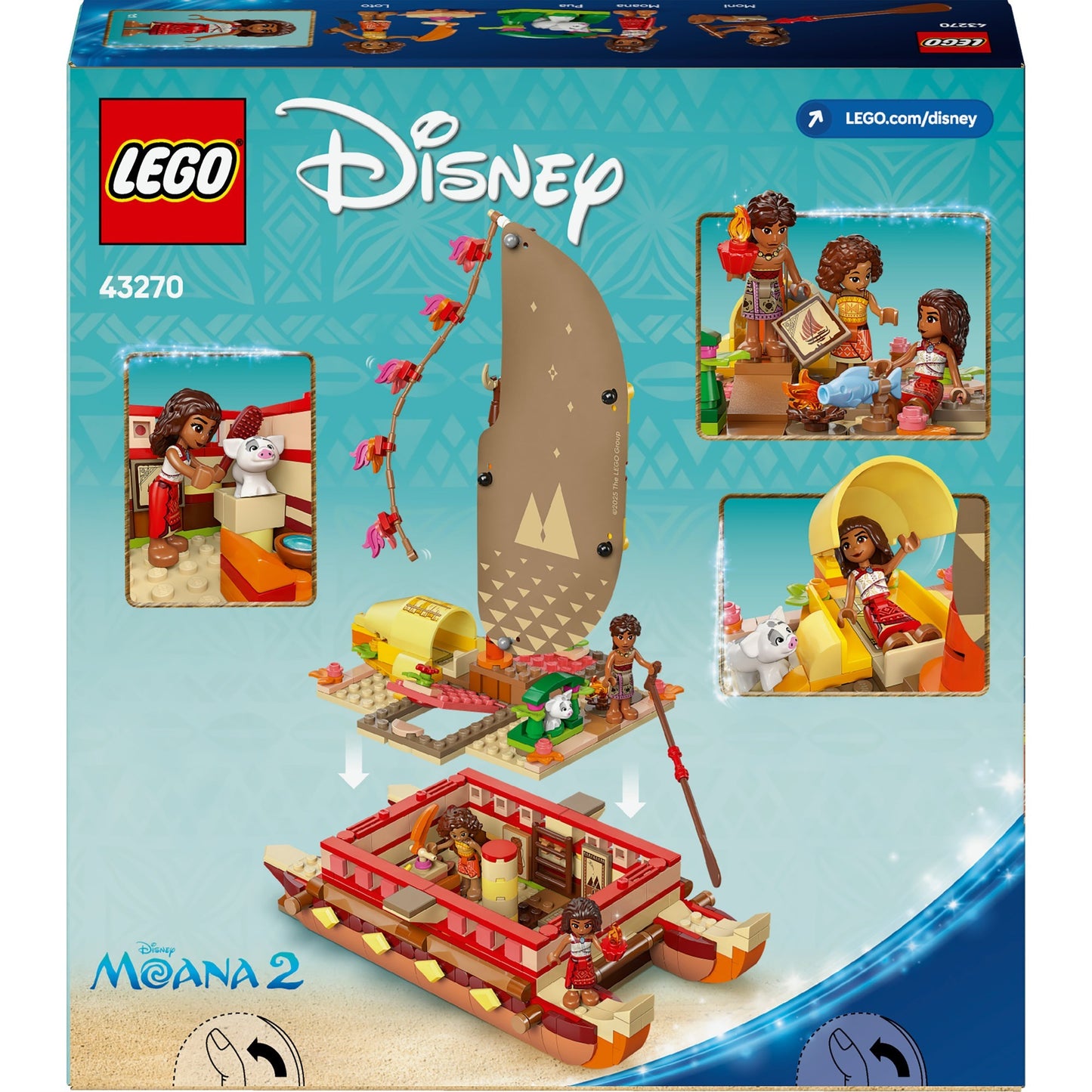 LEGO disney princess 43270 vaiana's avonturenkano