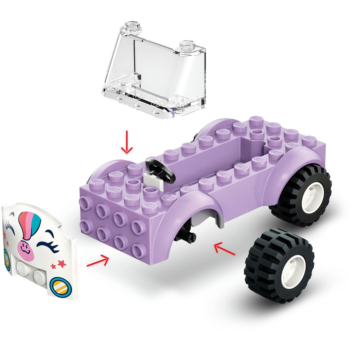 LEGO friends 42675 eenhoorn taartenbezorgauto