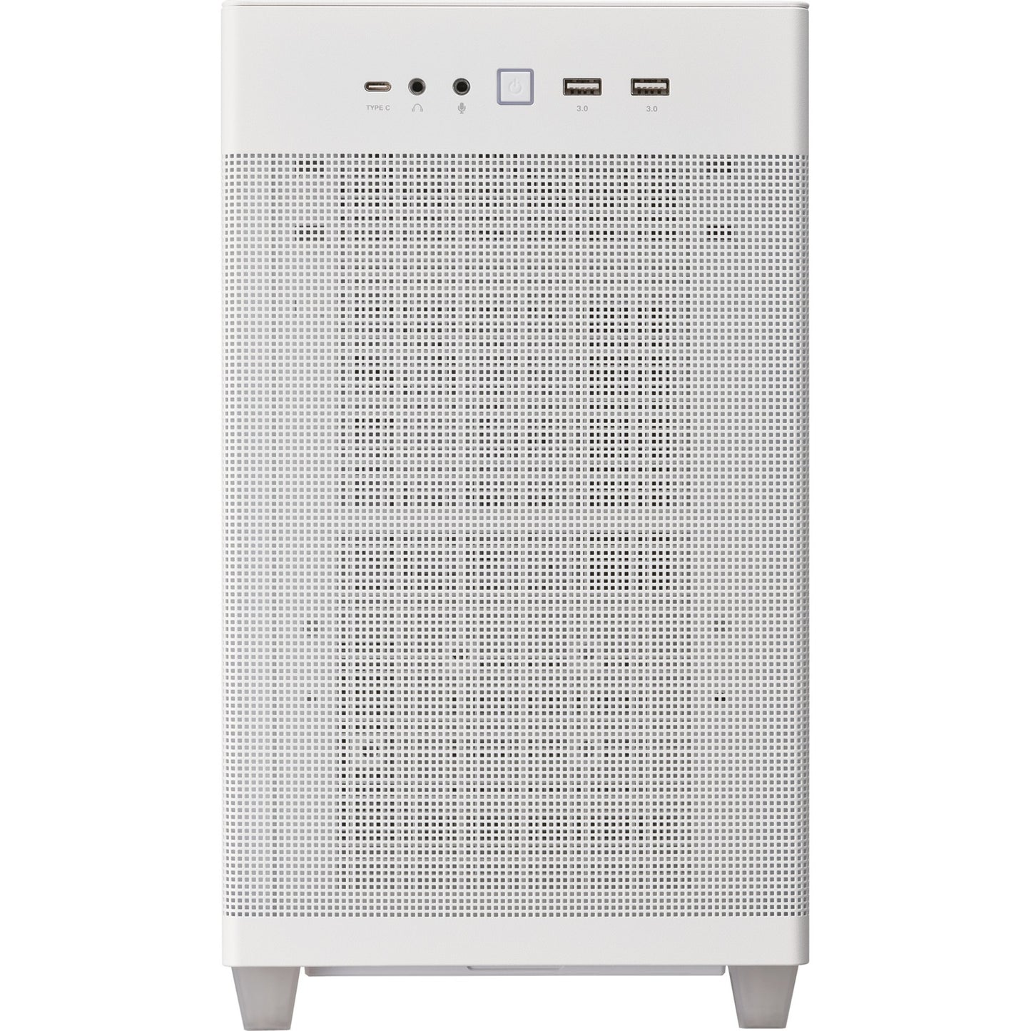 ASUS prime ap201 mini tower behuizing (wit | 2x usb-a | 1x usb-c)