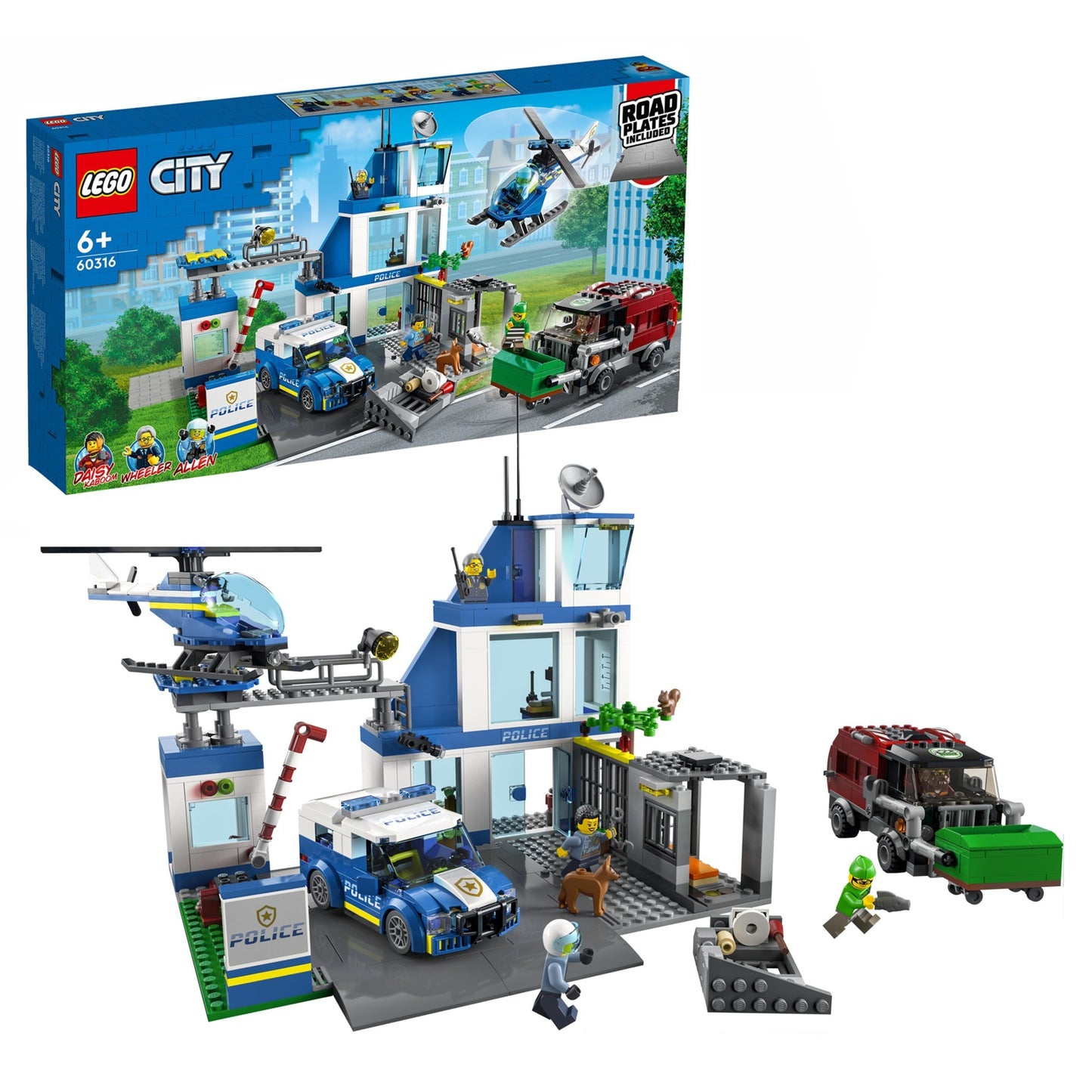 LEGO city - politiebureau constructiespeelgoed (60316)