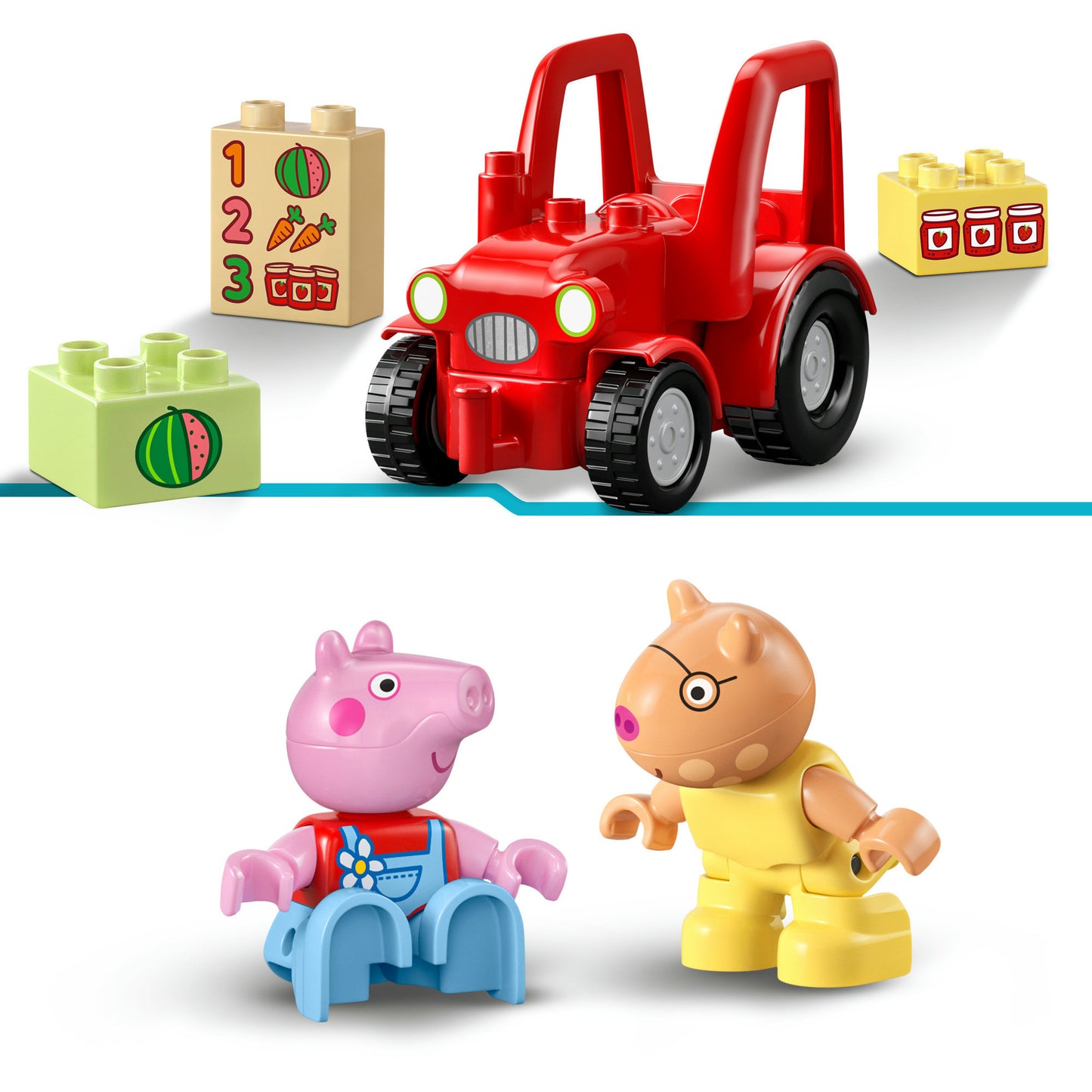 LEGO duplo 10468 tractor en marktkraam