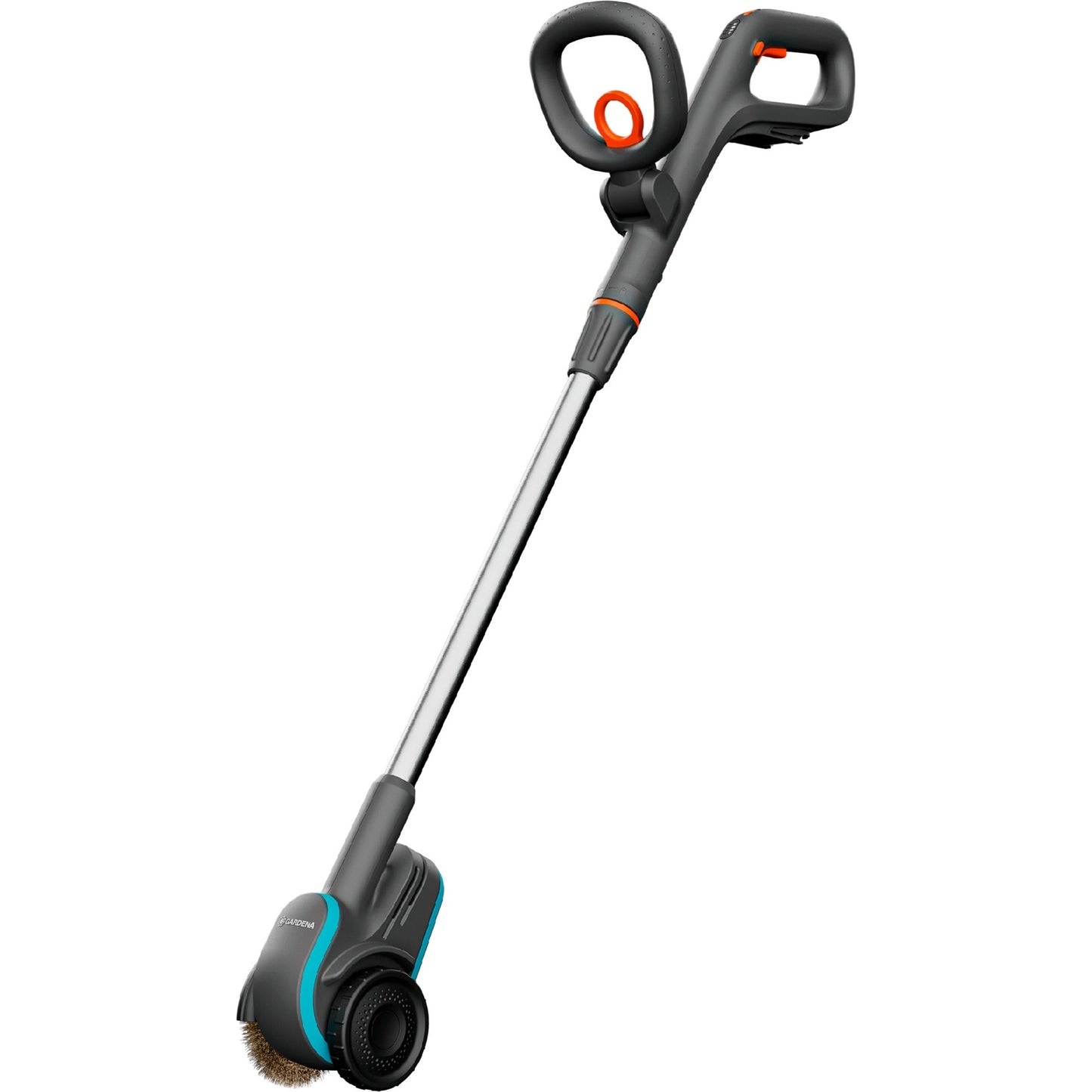 GARDENA easyweed accu-onkruidborstel 1800 18v p4a solo onkruidverwijderaar (grijs turquoise, accu en oplader niet inbegrepen, power for all alliance)