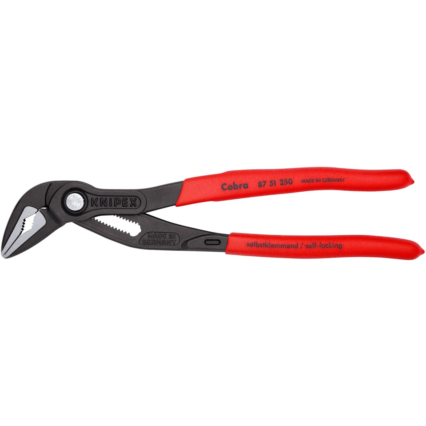 KNIPEX cobra es waterpomptang 8751250 zweedse- waterpomp-tang (rood, 250 mm)