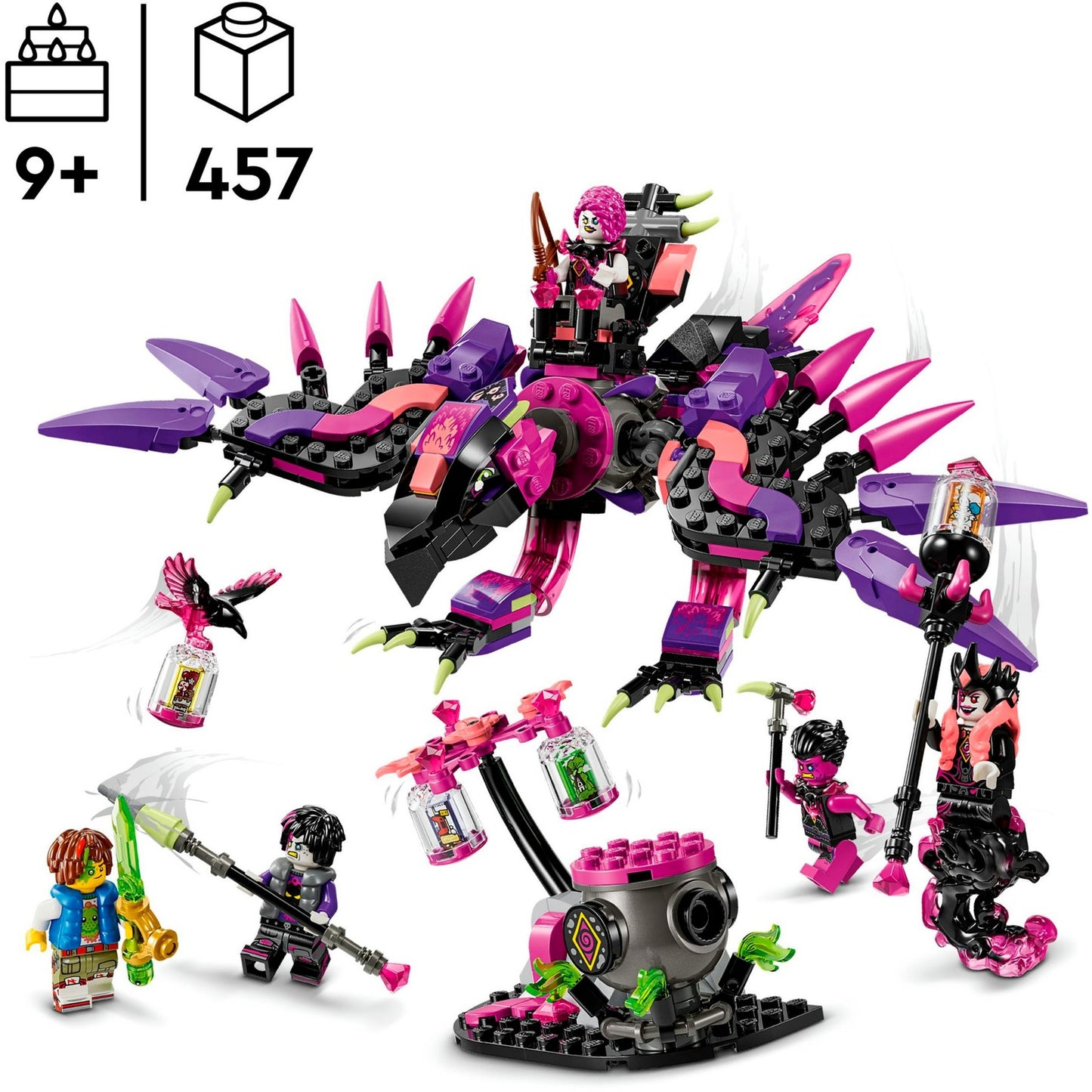 LEGO dreamzzz - de nachtmerriewezens van de neder heks constructiespeelgoed (71483)