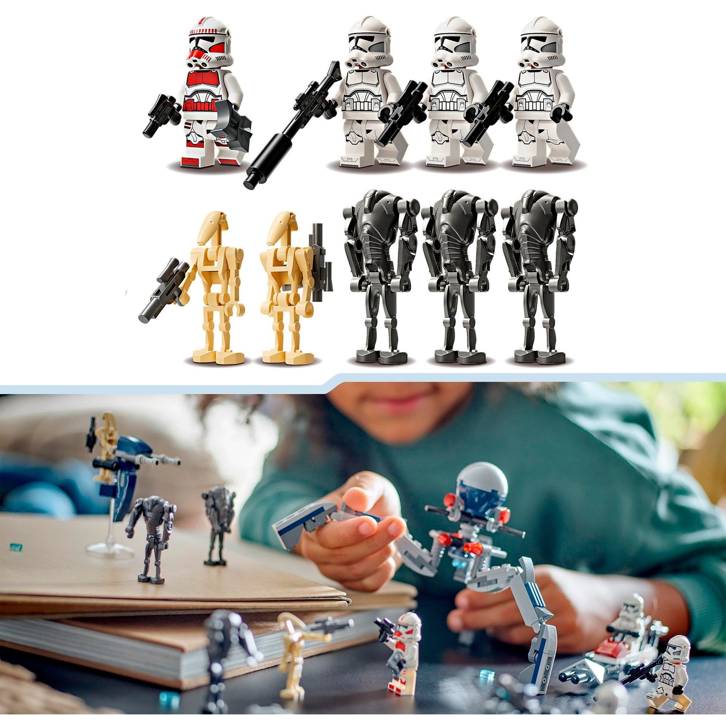 LEGO star wars clone trooper™ battle droid™ battle pack - 75372