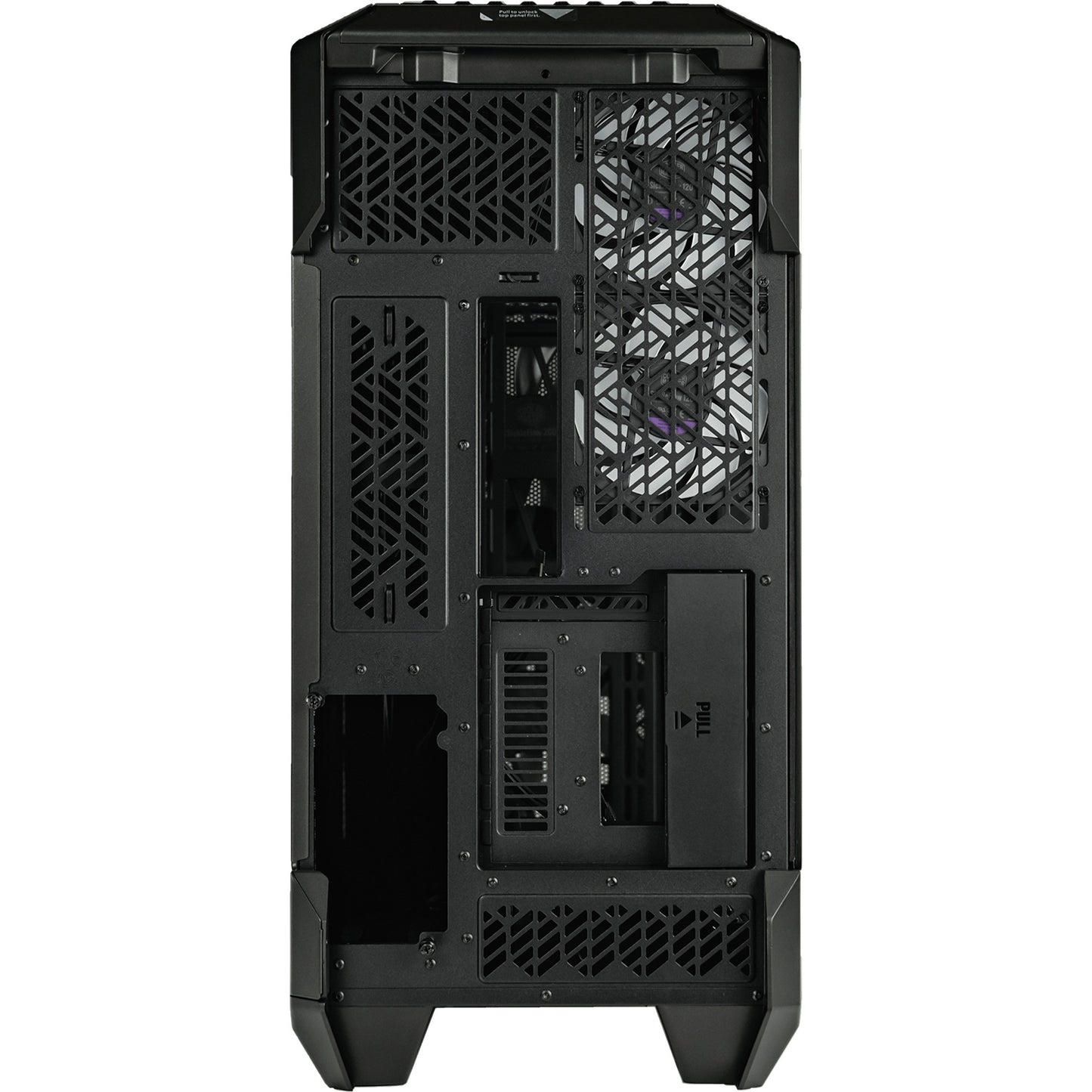 Cooler Master haf 700 evo big tower behuizing (grijs | 4x usb-a | 1x usb-c | rgb | tempered glass)