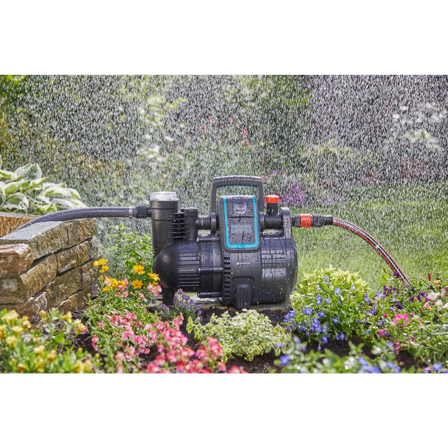 GARDENA smart drukopvoerpomp 5000 5e set (zwart, 19106-20)