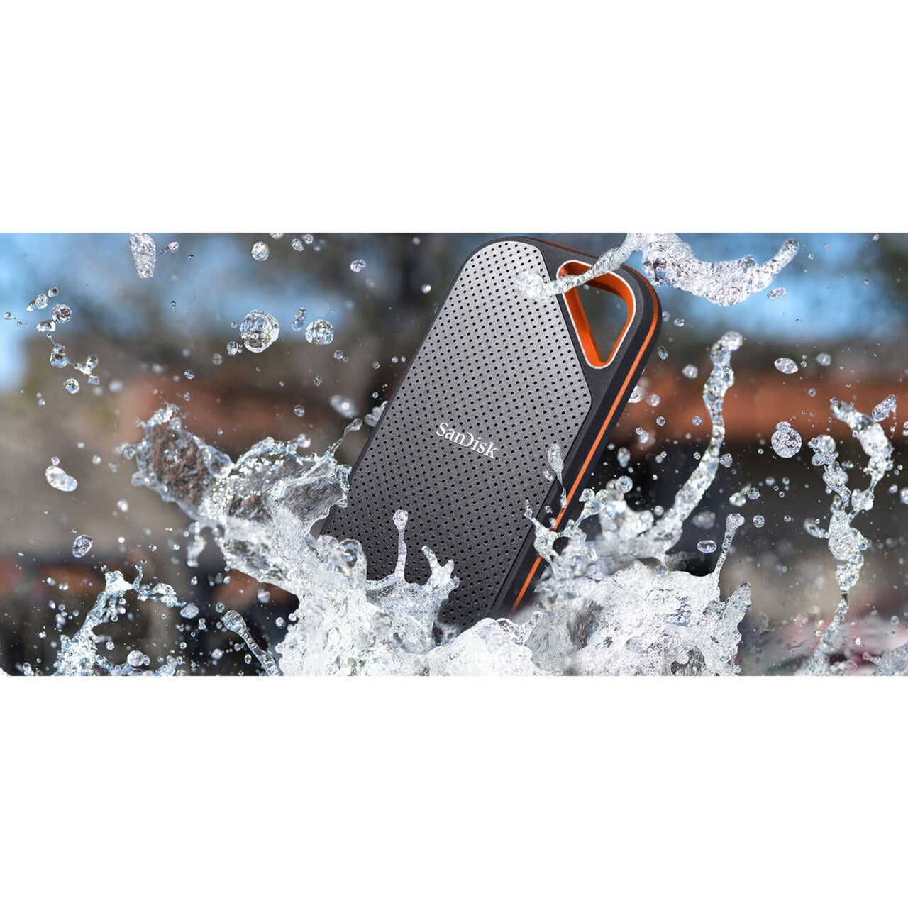 SanDisk extreme pro portable v2, 1 tb externe ssd (zwart oranje, sdssde81-1t00-g25, usb-c)