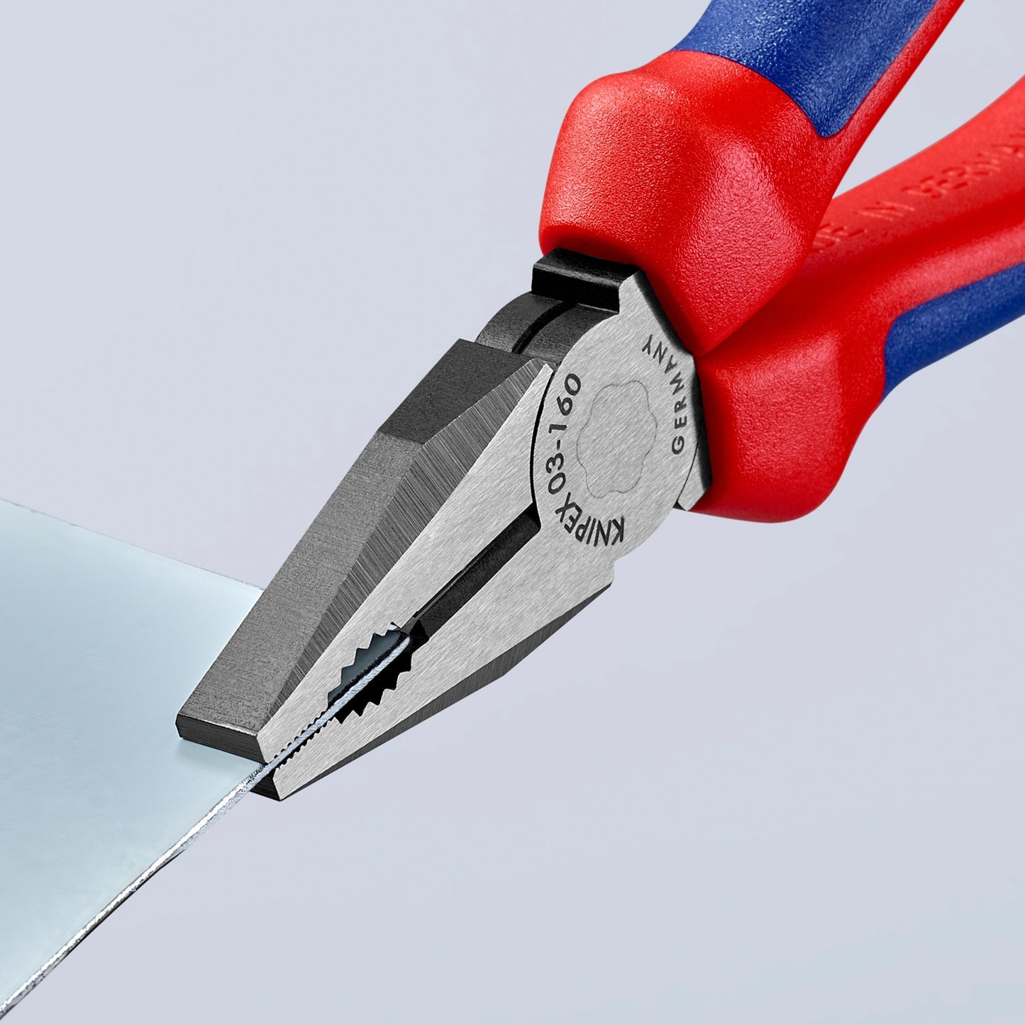 KNIPEX combinatietang 03 02 160 (blauw)