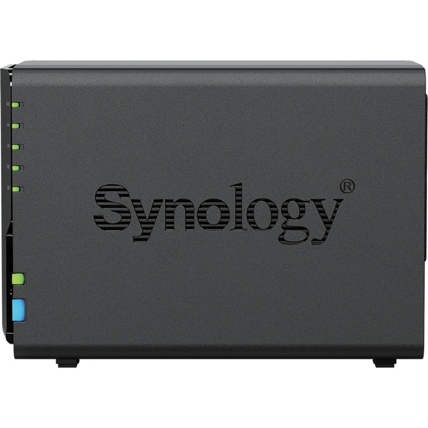 Synology diskstation ds225+ nas (zwart, 1x 1gbe lan, 1x 2.5gbe lan, 2x usb 3.2 gen 1)
