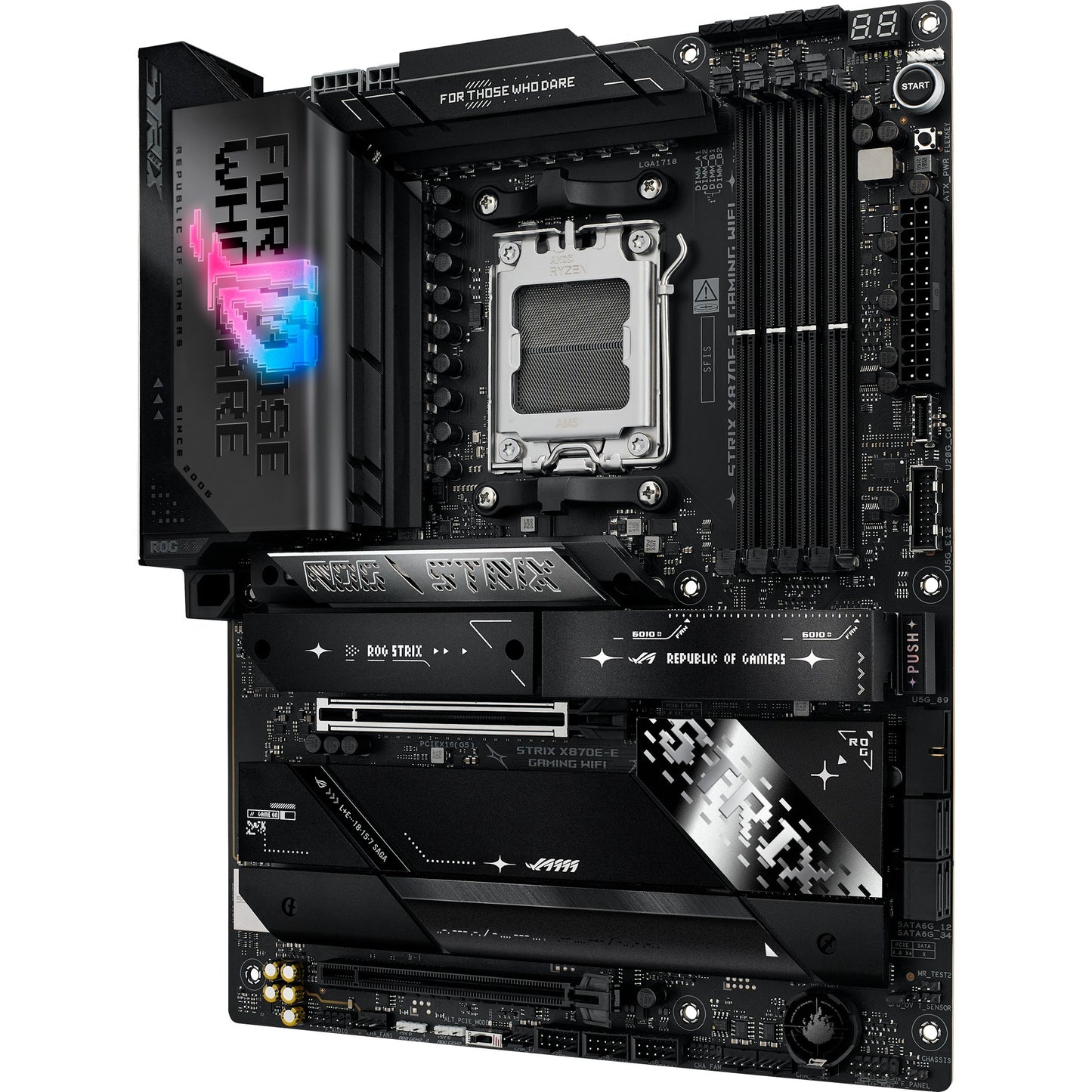 ASUS rog strix x870e-e gaming wifi socket am5 moederbord (5 gb-lan, wi-fi 7, bt, sound, atx)